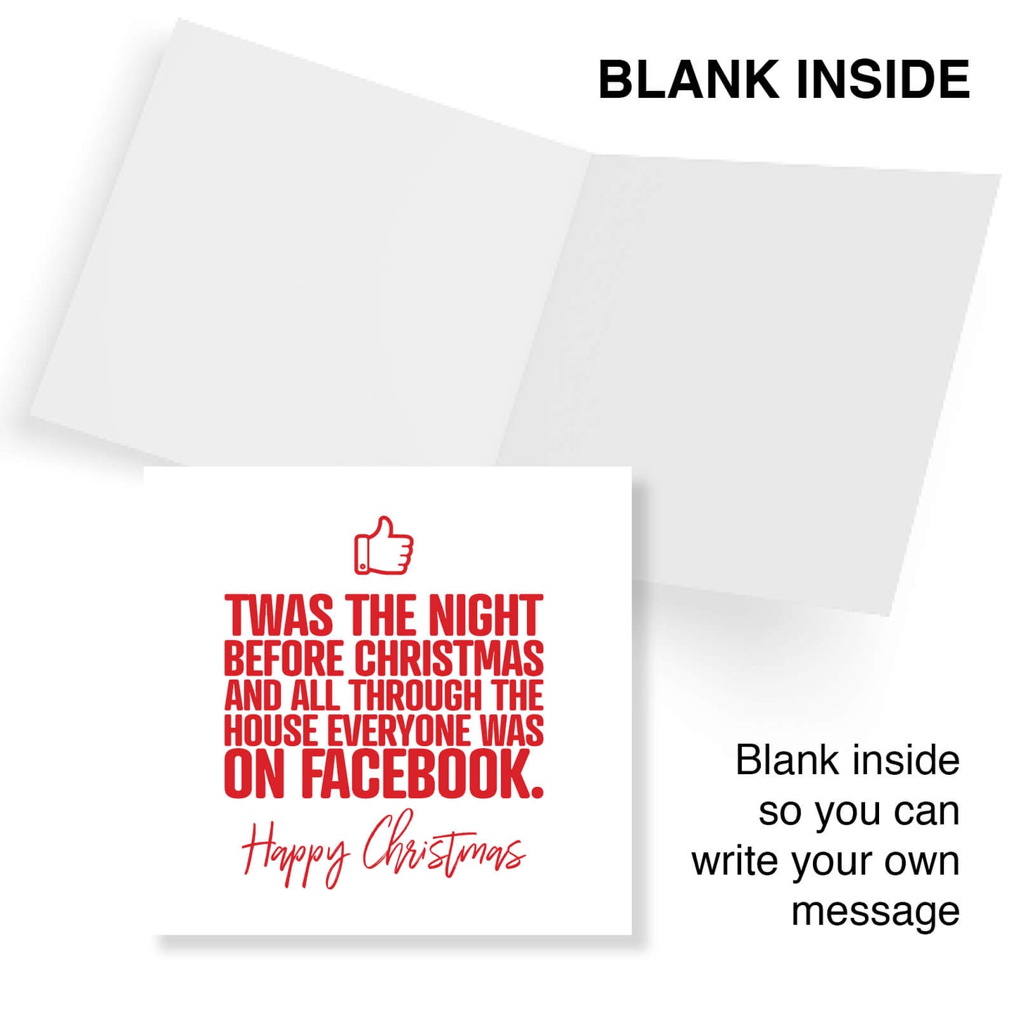 Twas the Night Before Christmas and All Through the House Everyone Was on Facebook.