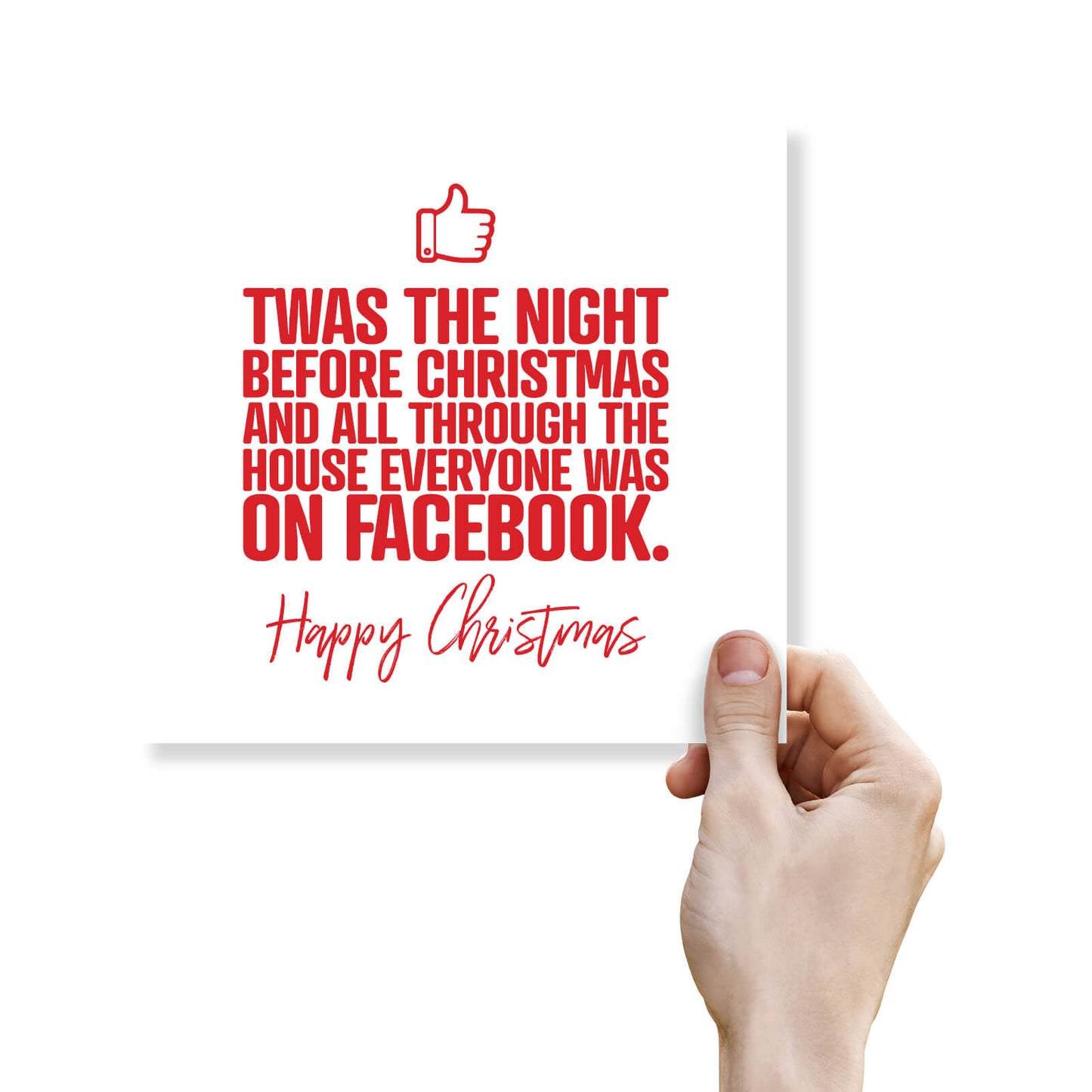 Twas the Night Before Christmas and All Through the House Everyone Was on Facebook.