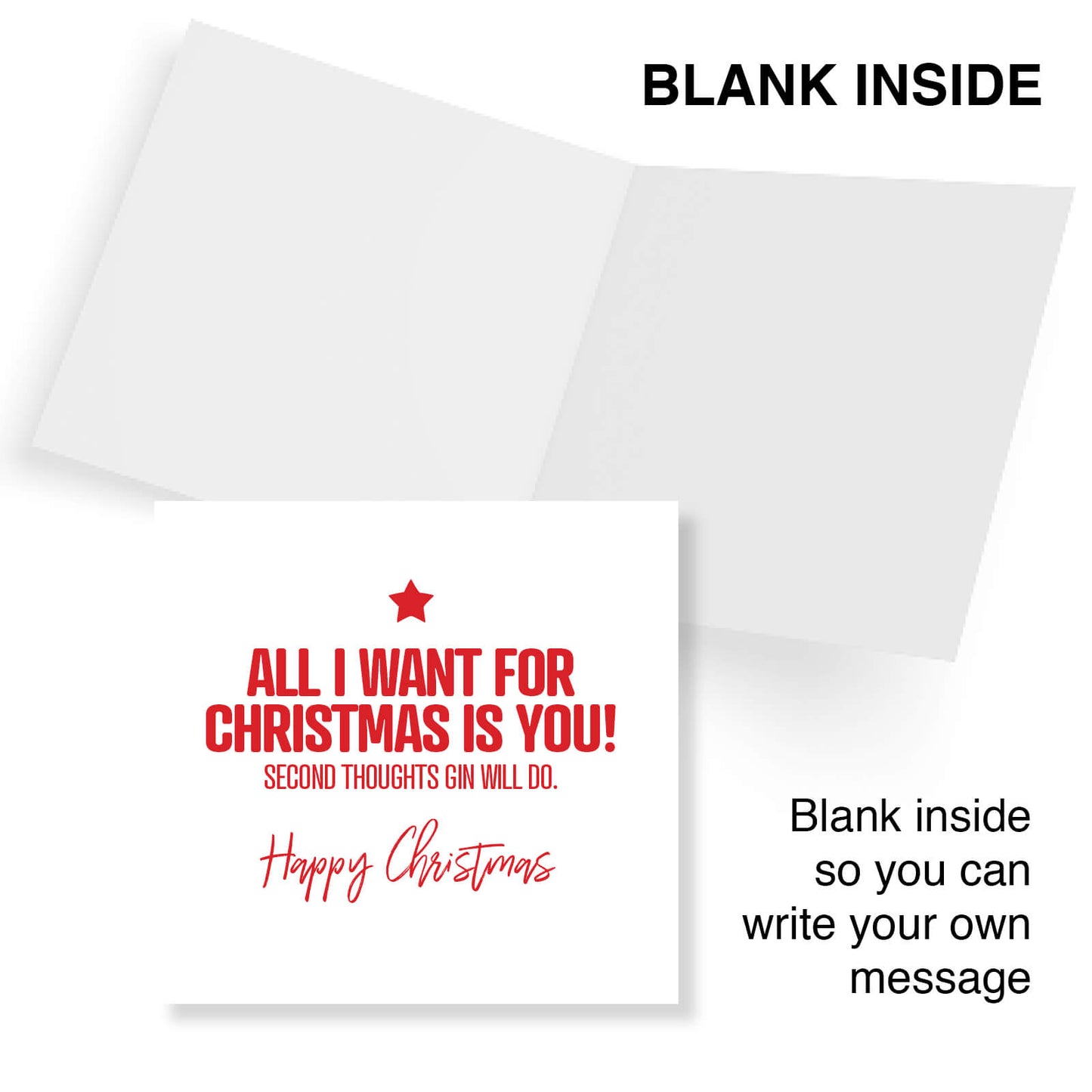 All I Want for Christmas Is You! Second Thoughts, Gin Will Do.