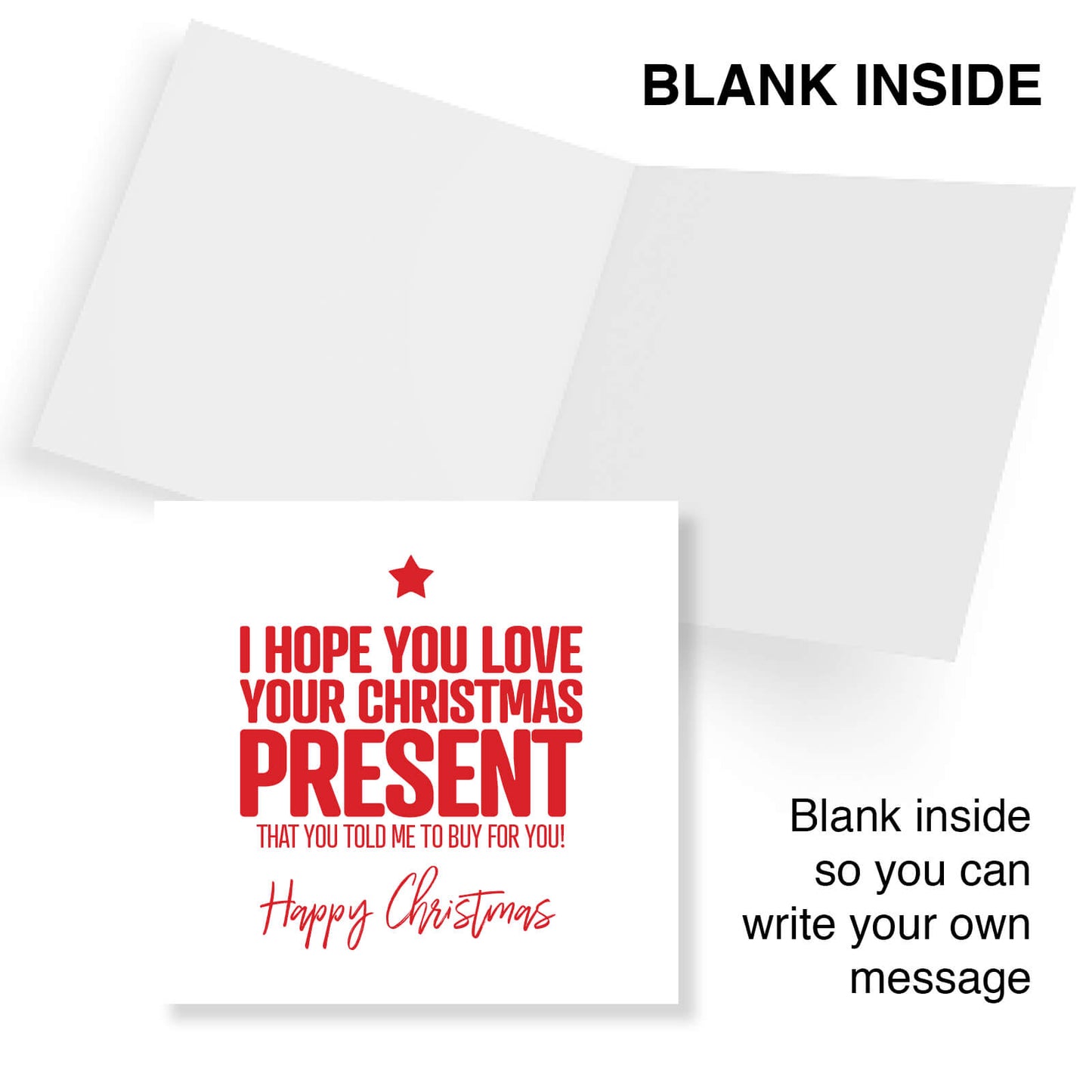 I Hope You Love Your Christmas Present...