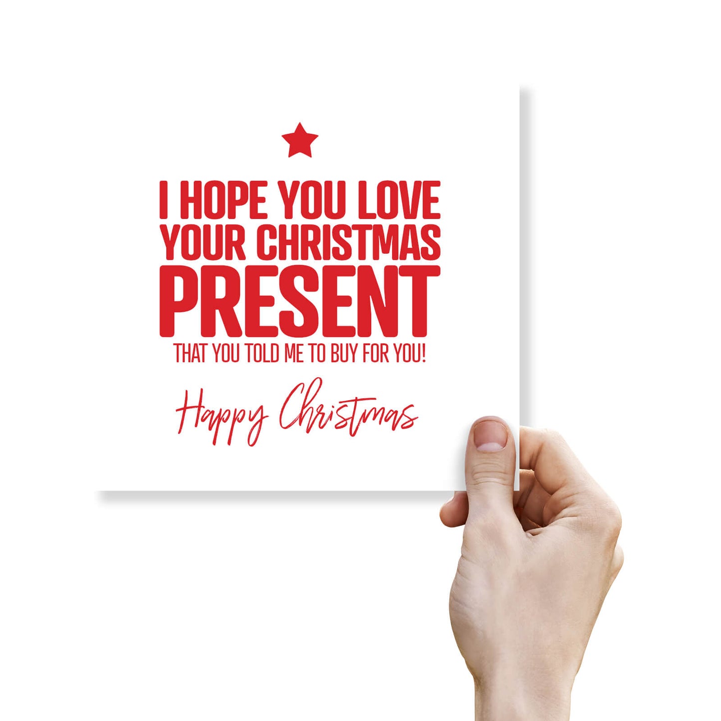 I Hope You Love Your Christmas Present...