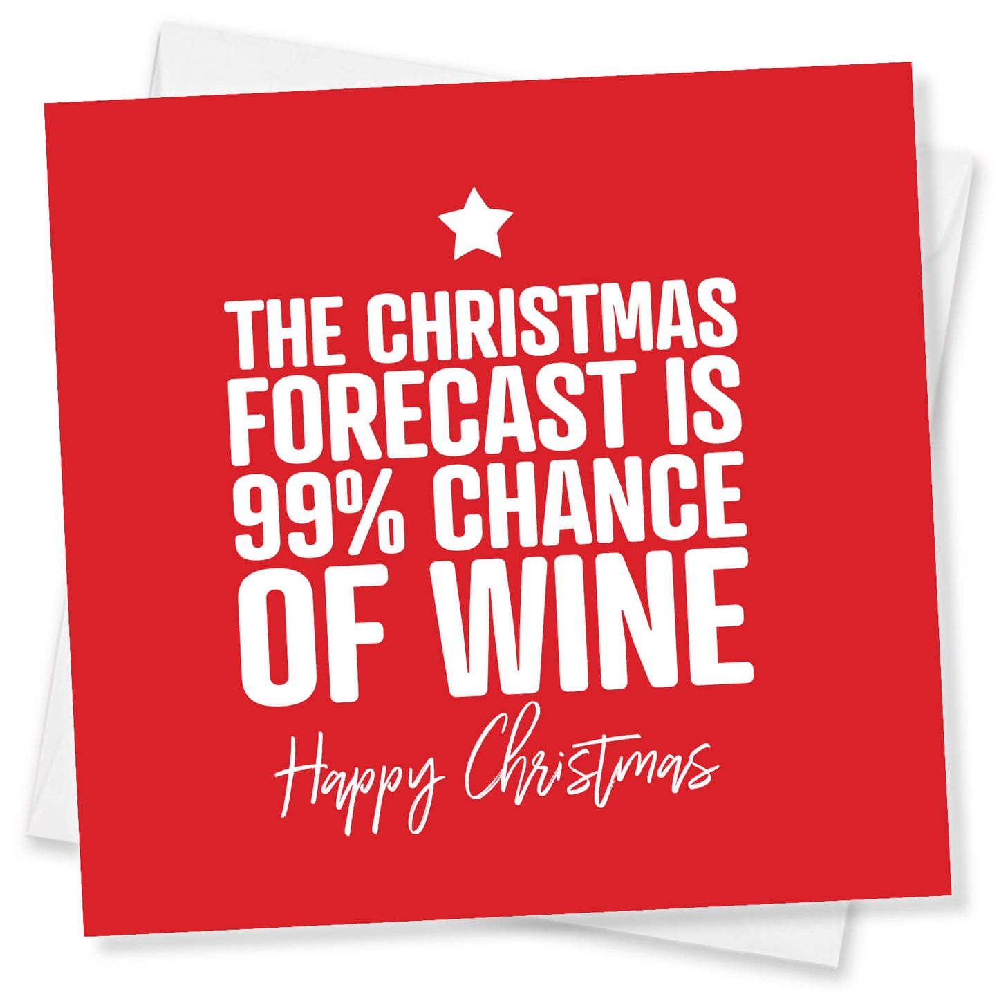 The Christmas Forecast is 99% Chance of Wine