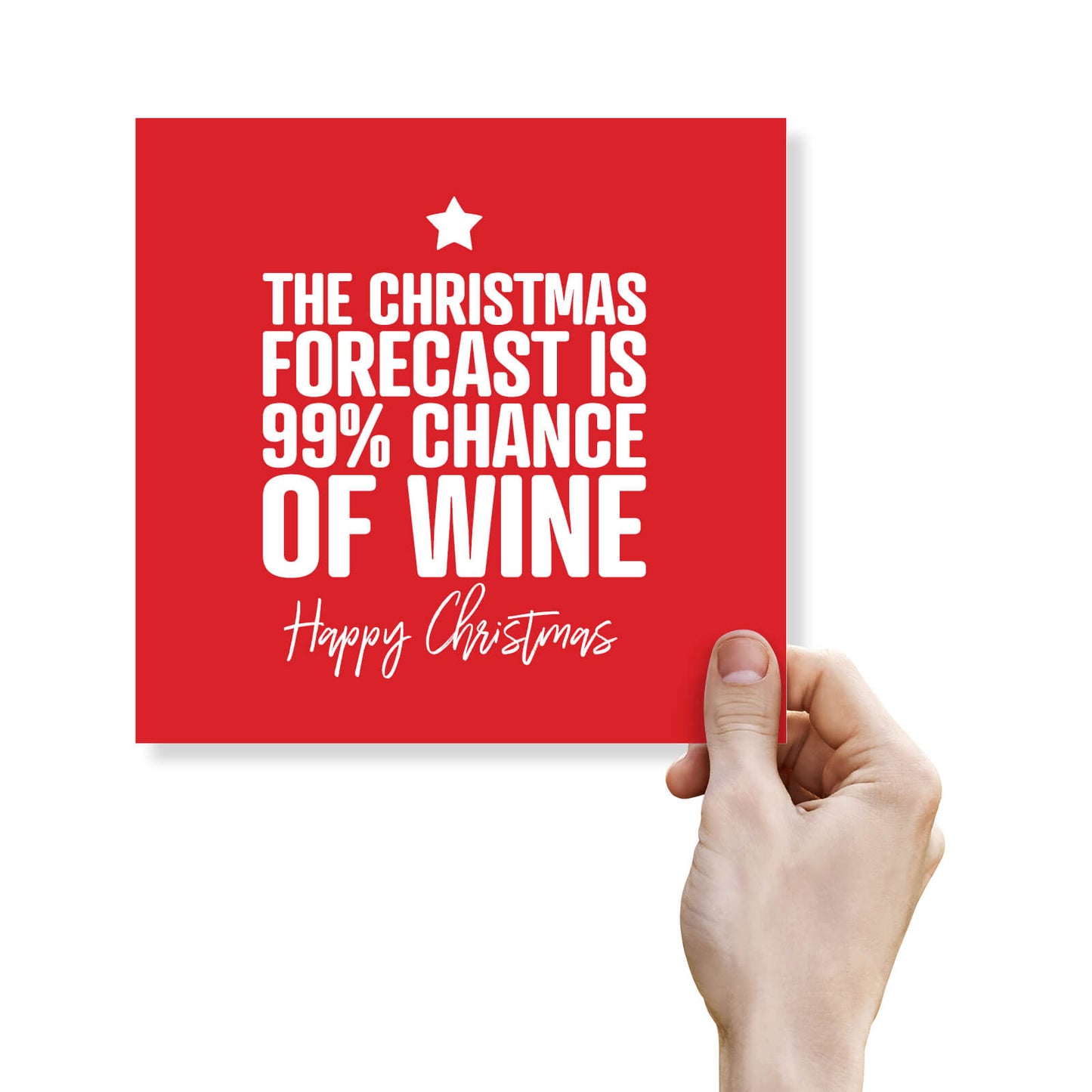 The Christmas Forecast is 99% Chance of Wine