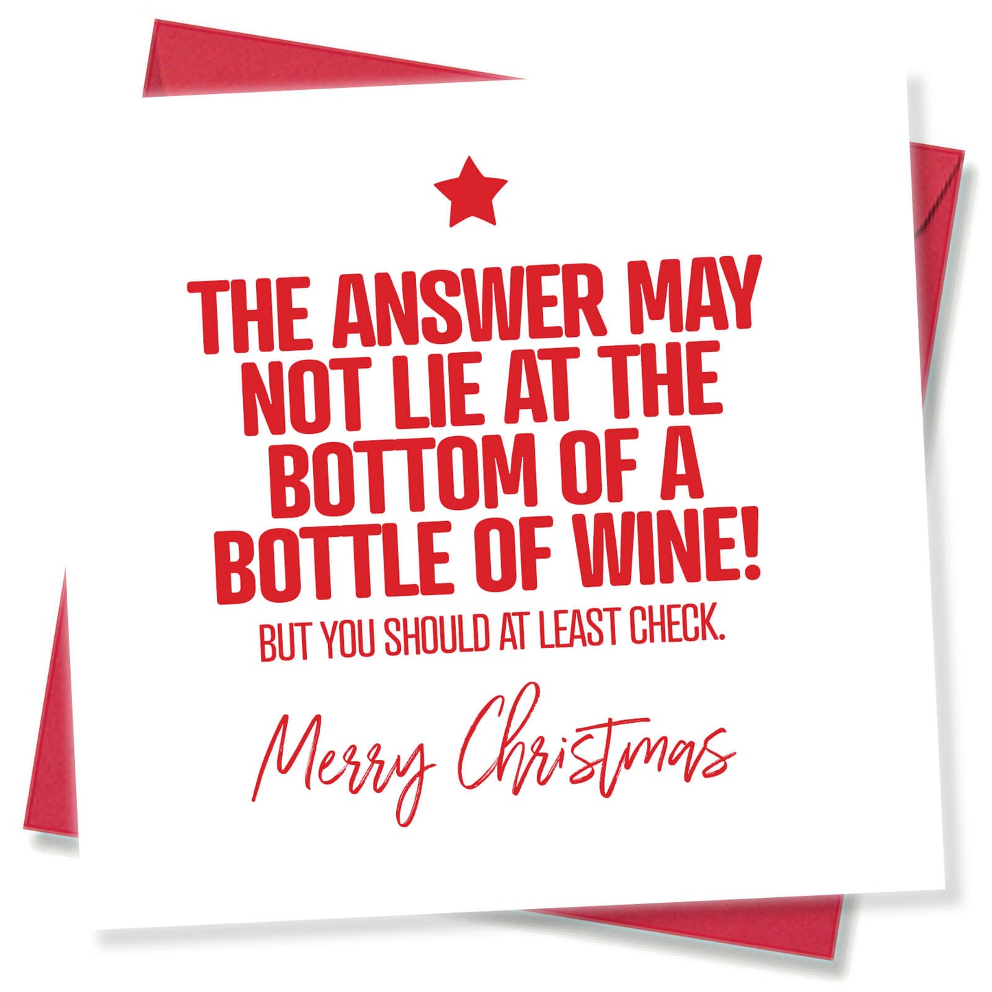 The Answer May Not Lie at the Bottom of a Bottle of Wine...