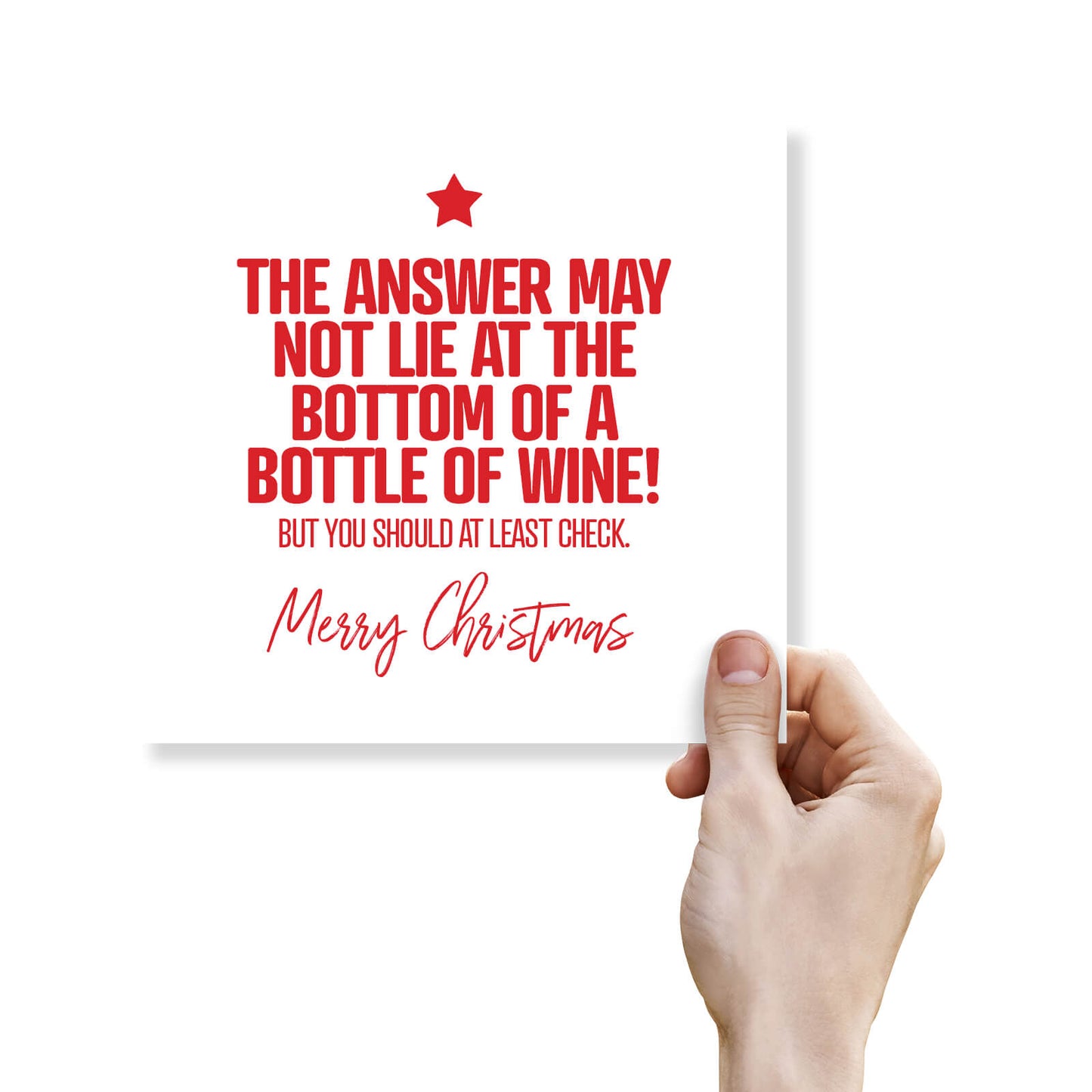 The Answer May Not Lie at the Bottom of a Bottle of Wine...