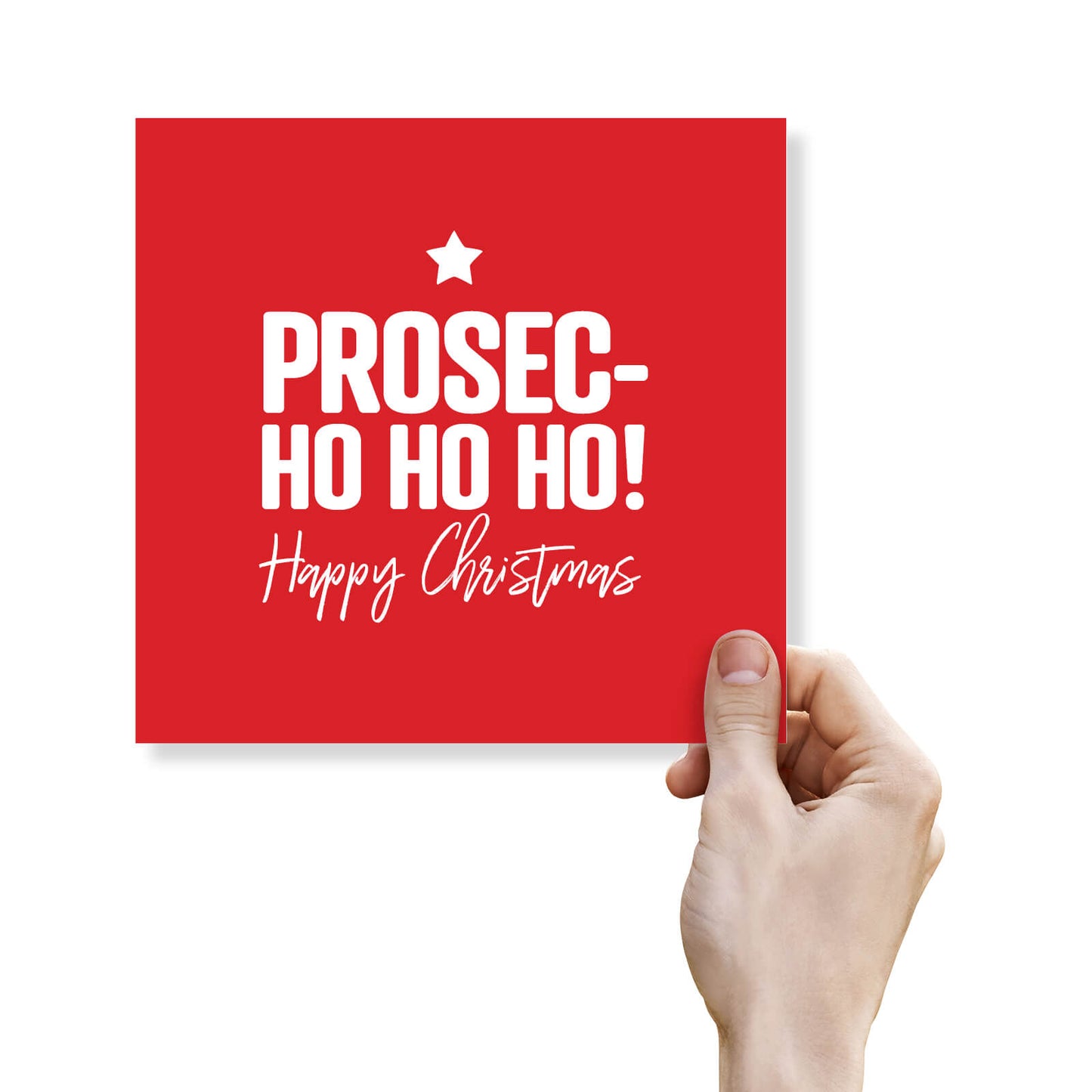 Prosec-Ho Ho Ho! Christmas Card