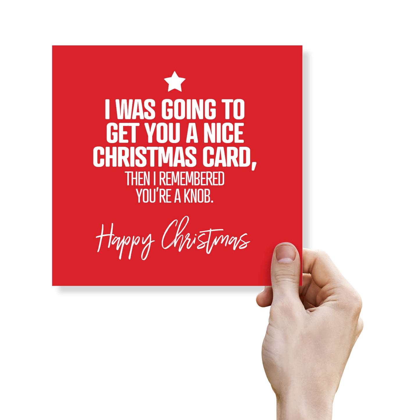 You're a Knob Christmas Card