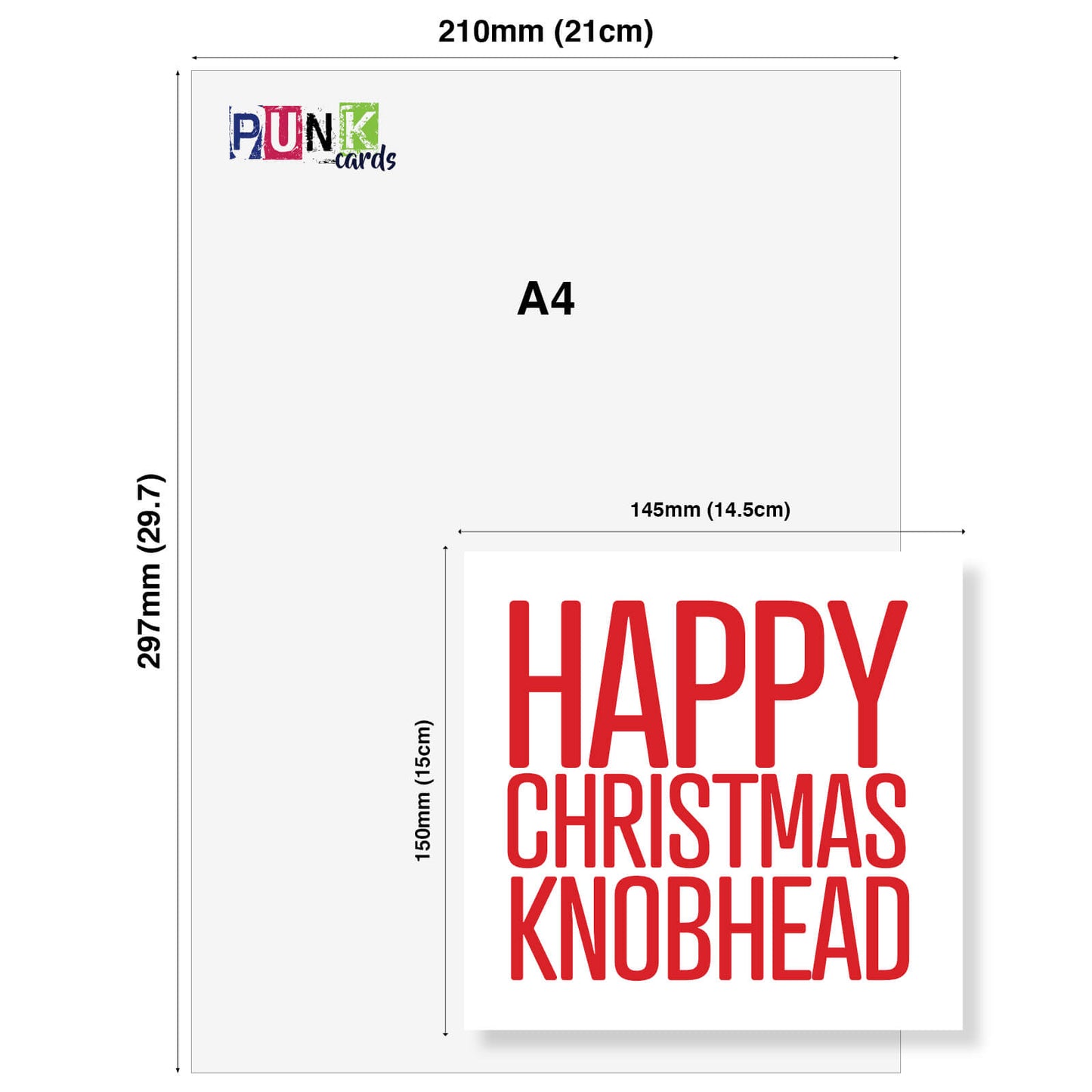 Happy Christmas Knobhead Card