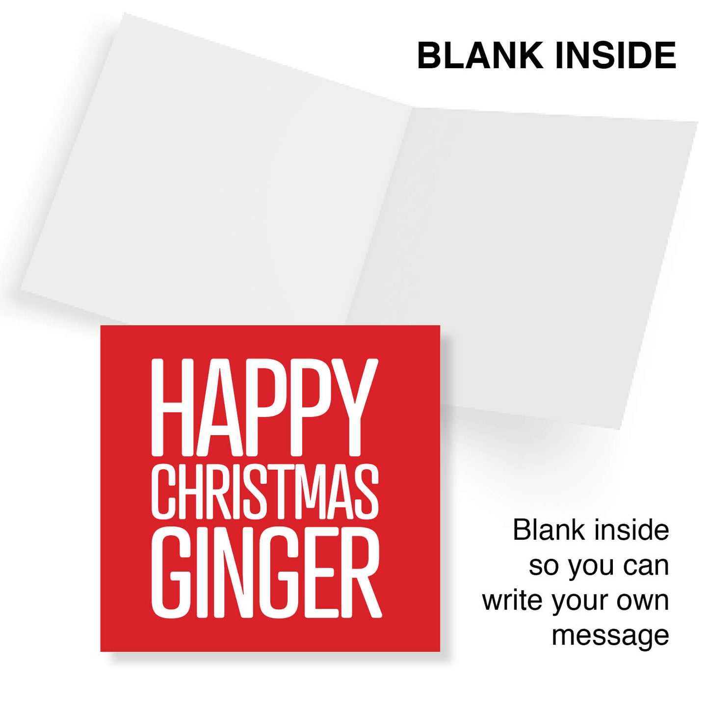 Happy Christmas Ginger Card
