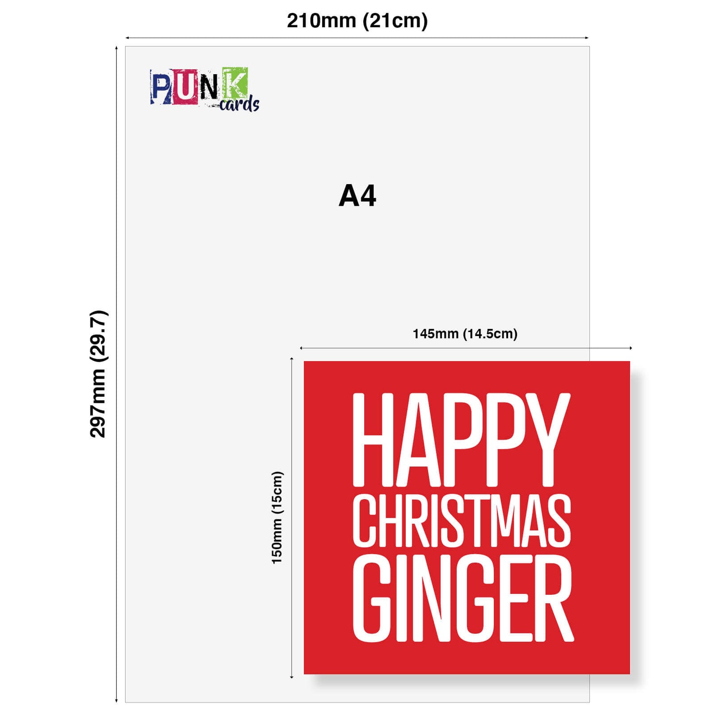 Happy Christmas Ginger Card
