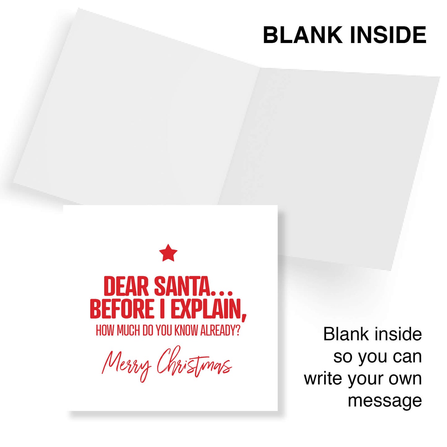 Dear Santa... Before I Explain, How Much Do You Know Already?