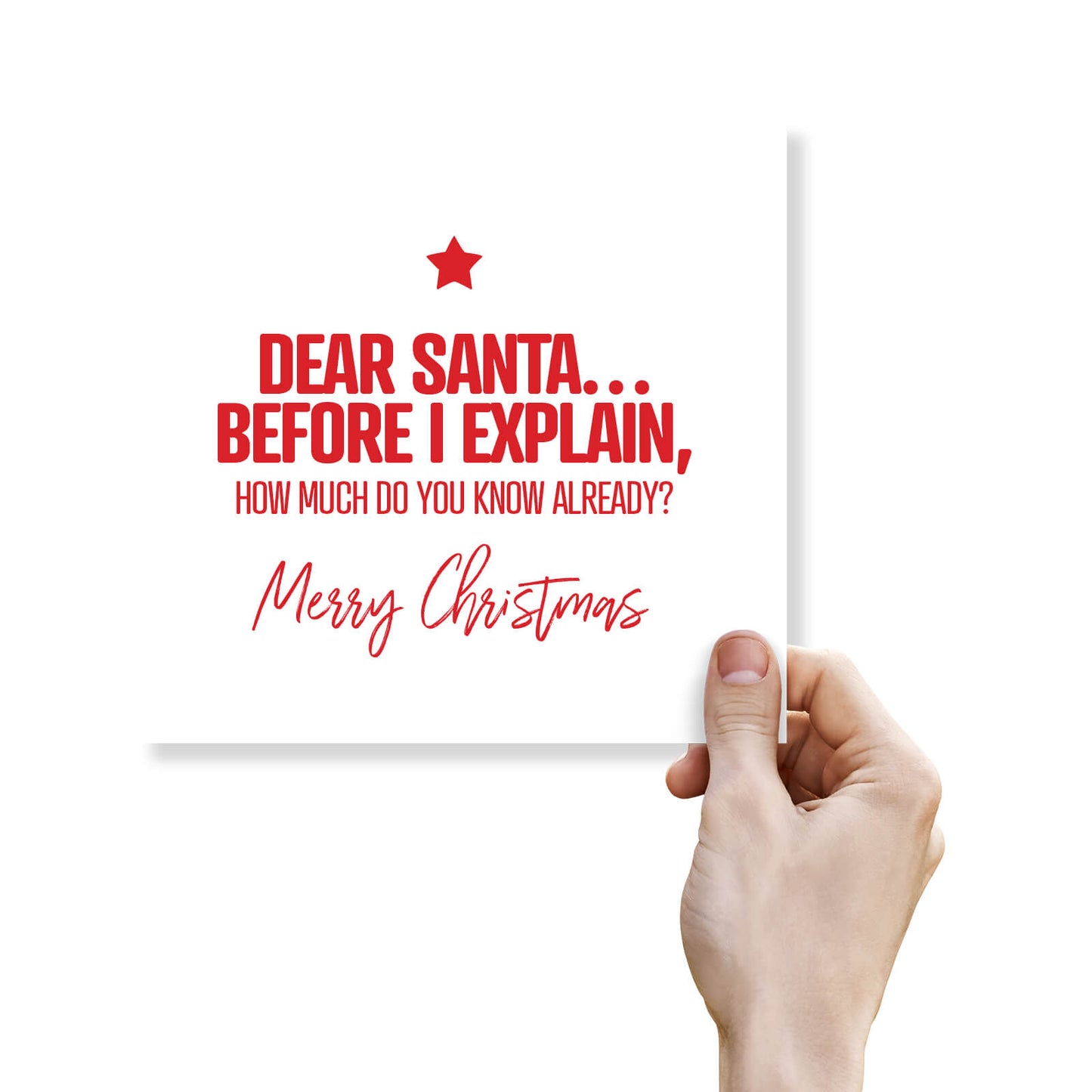 Dear Santa... Before I Explain, How Much Do You Know Already?