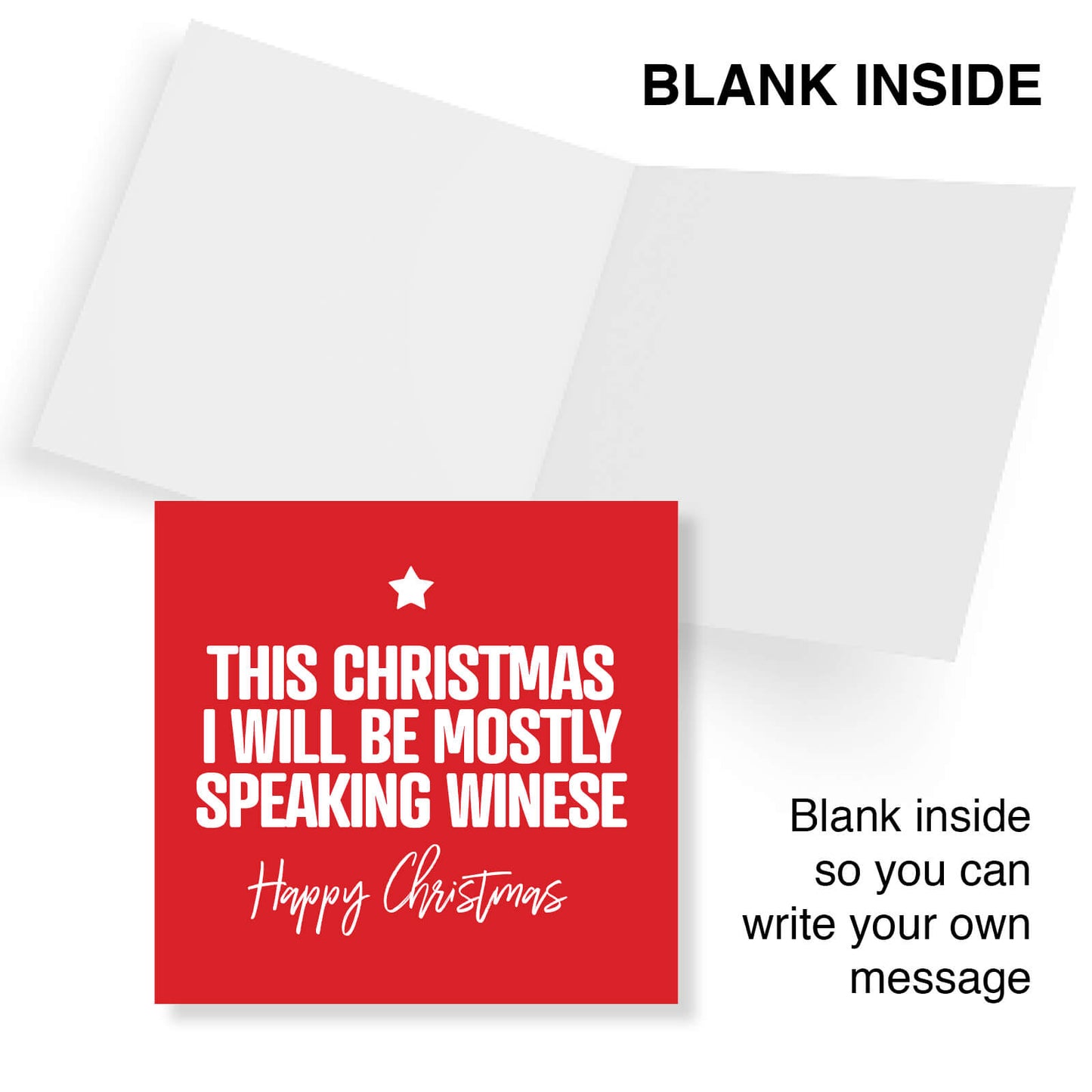 "Speaking Winese" Christmas Card