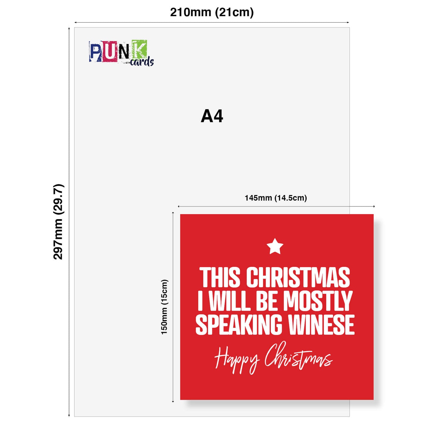 "Speaking Winese" Christmas Card