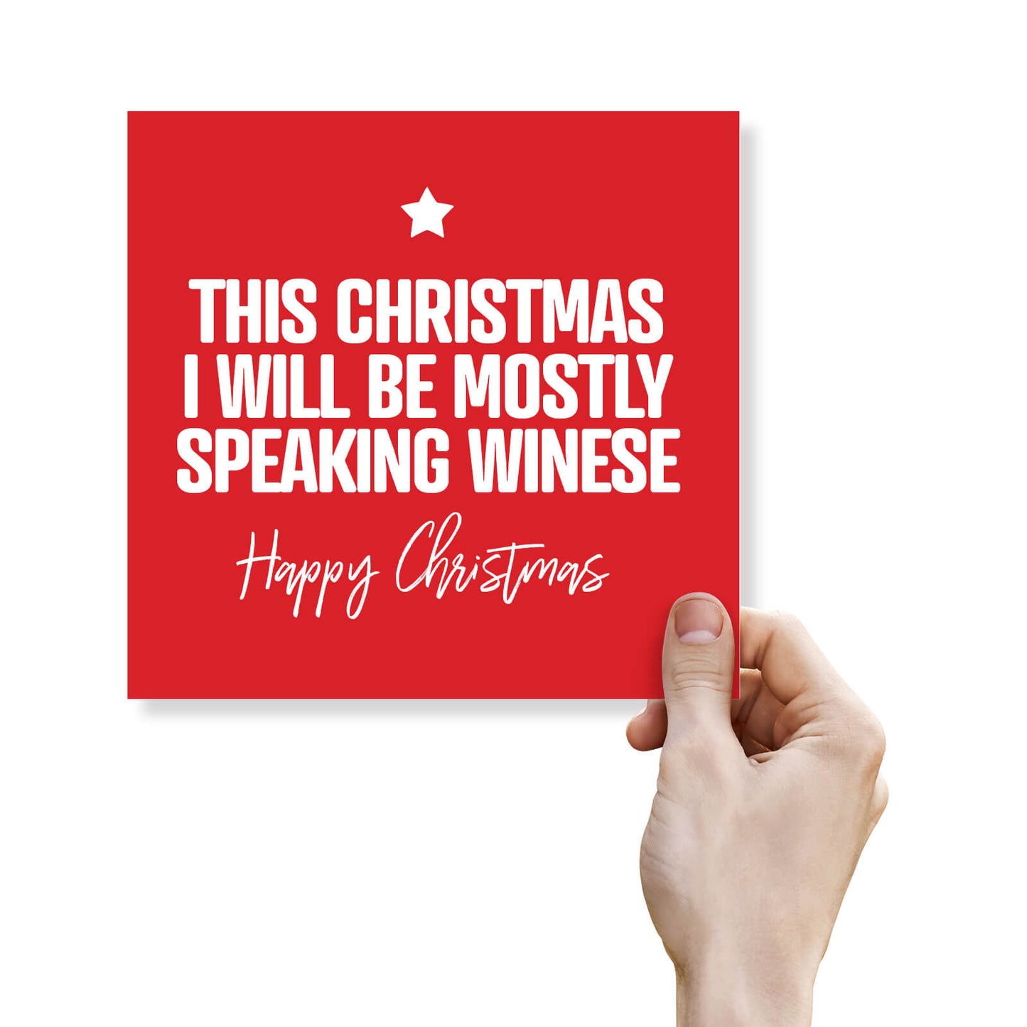 "Speaking Winese" Christmas Card