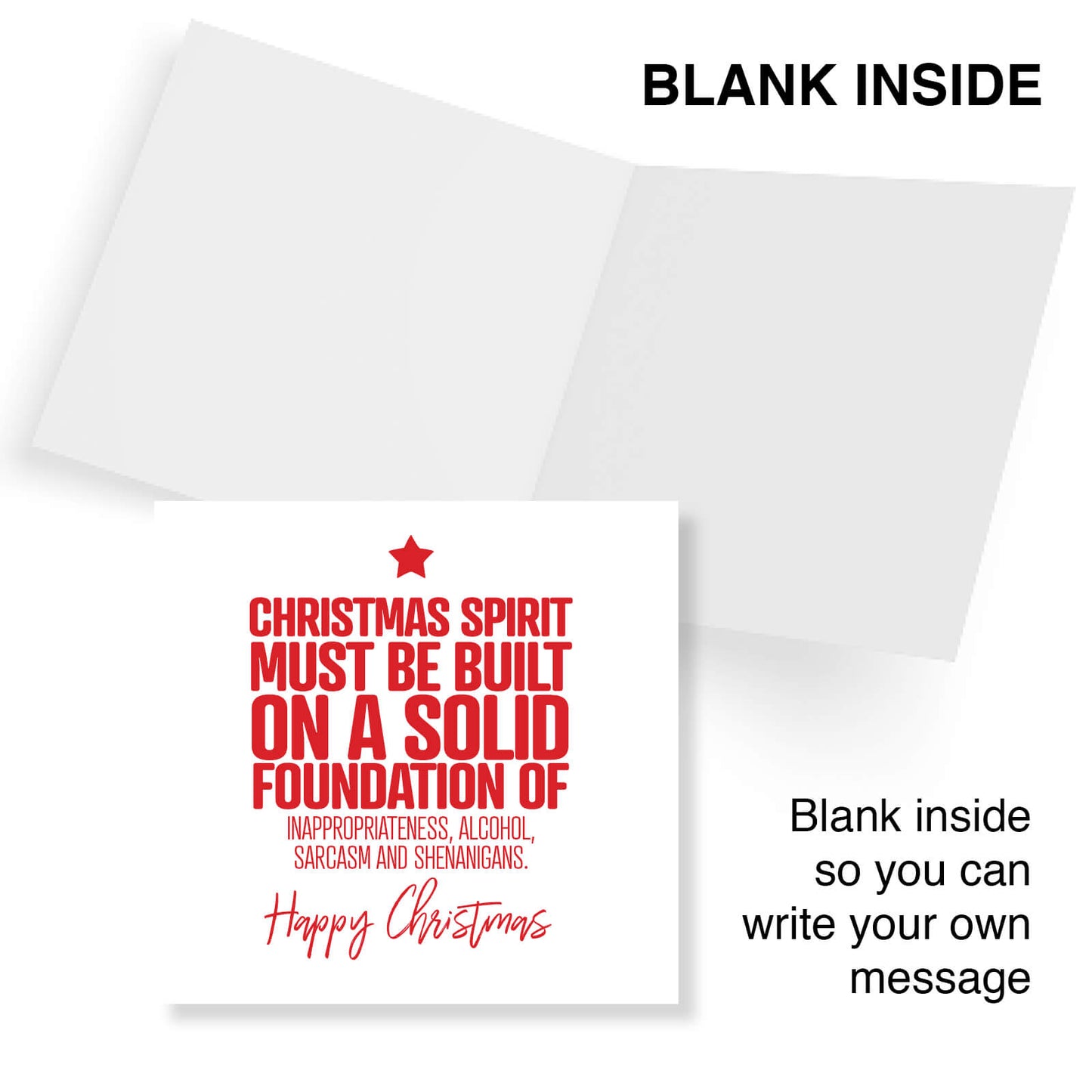 Christmas Spirit Must Be Built on a Solid Foundation...