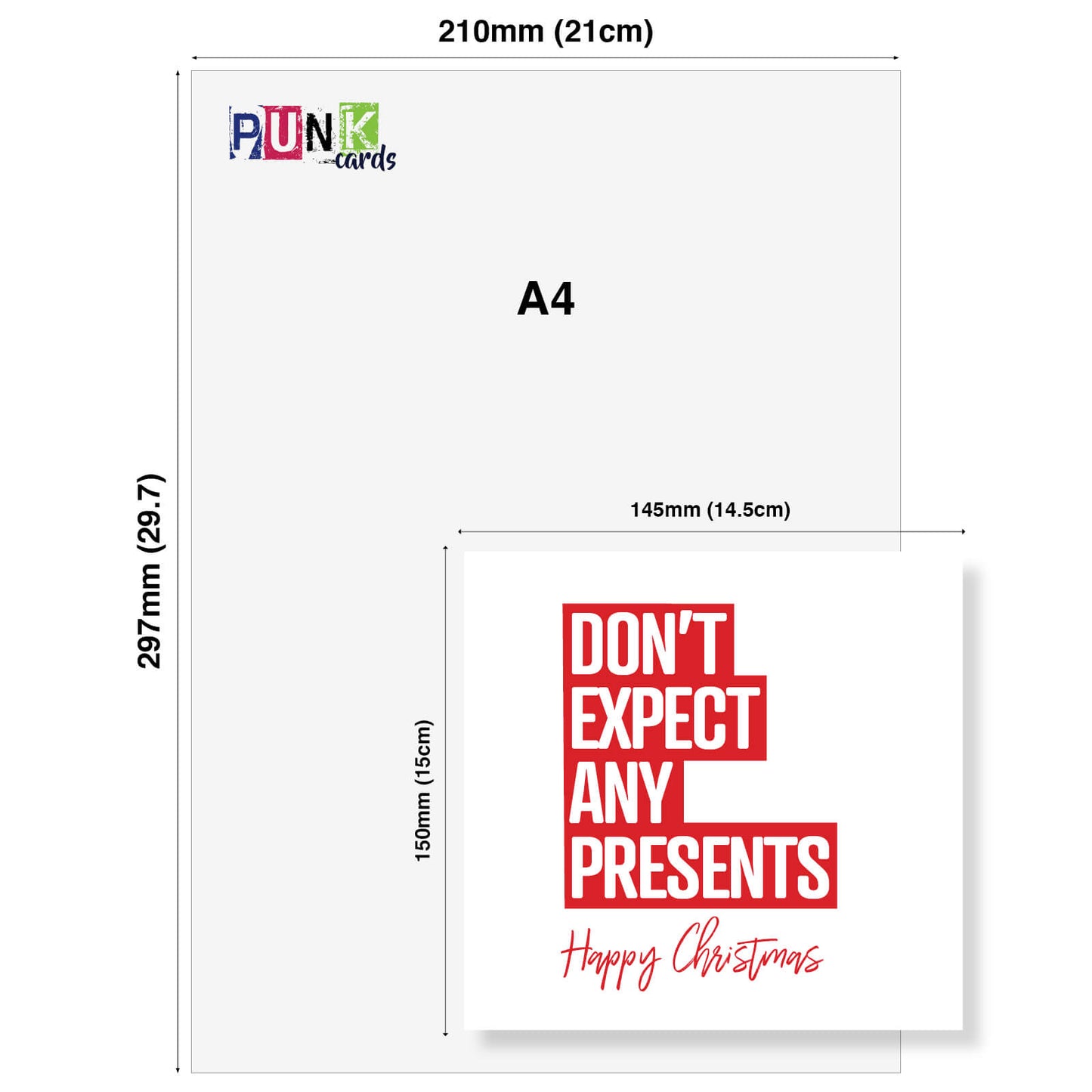 Don’t Expect Any Presents Christmas Card
