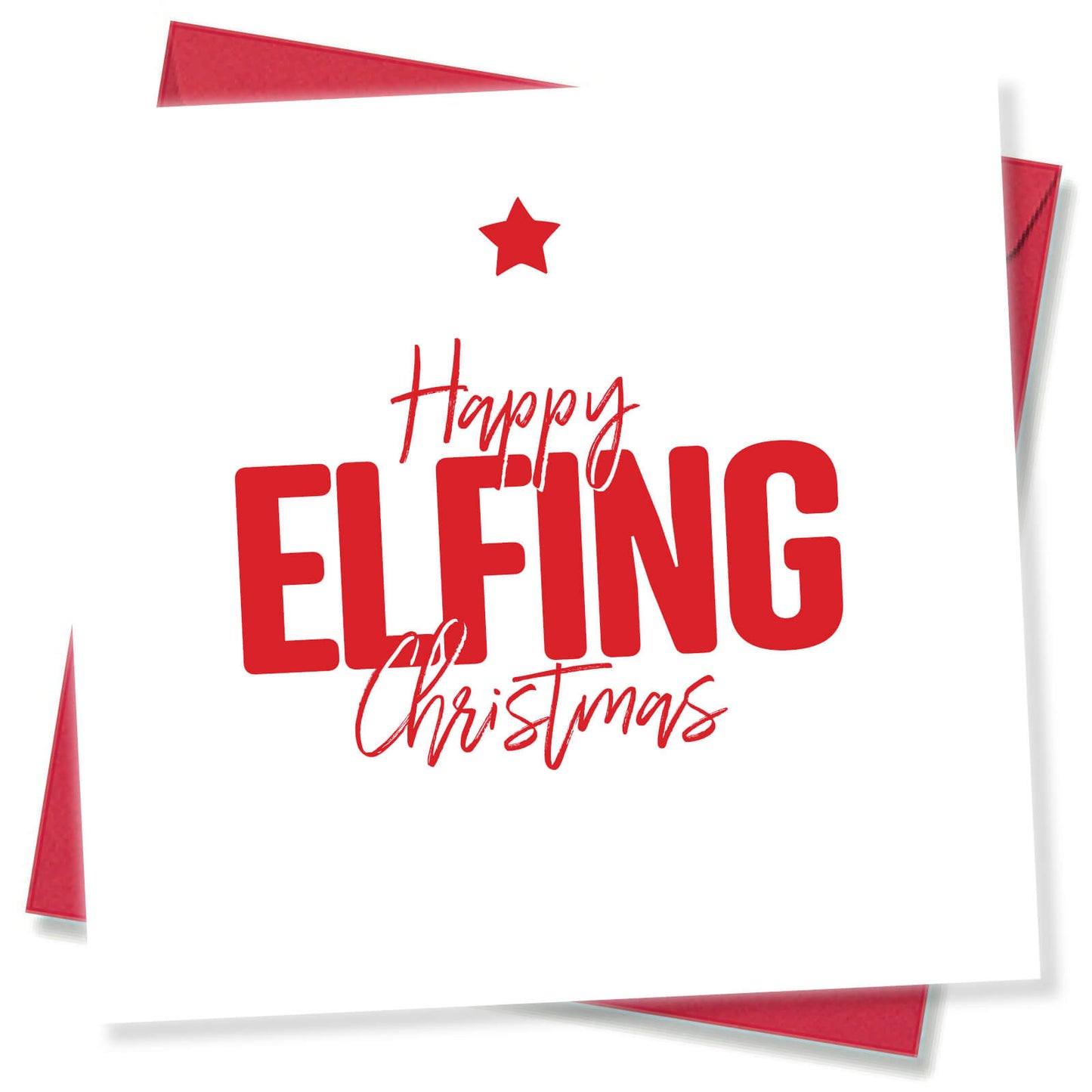 Happy Elfin’ Christmas Card