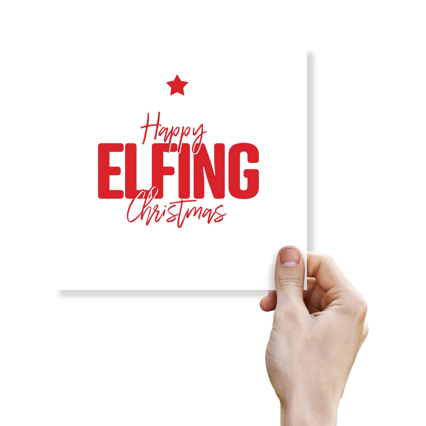Happy Elfin’ Christmas Card