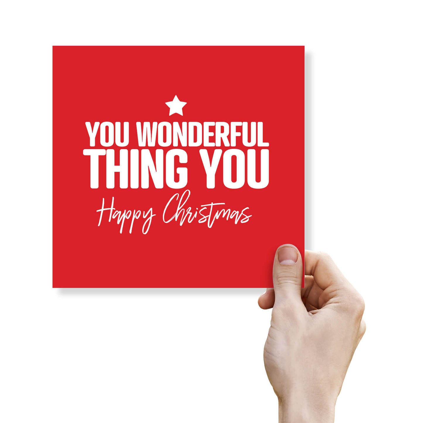 You Wonderful Thing You Christmas Card