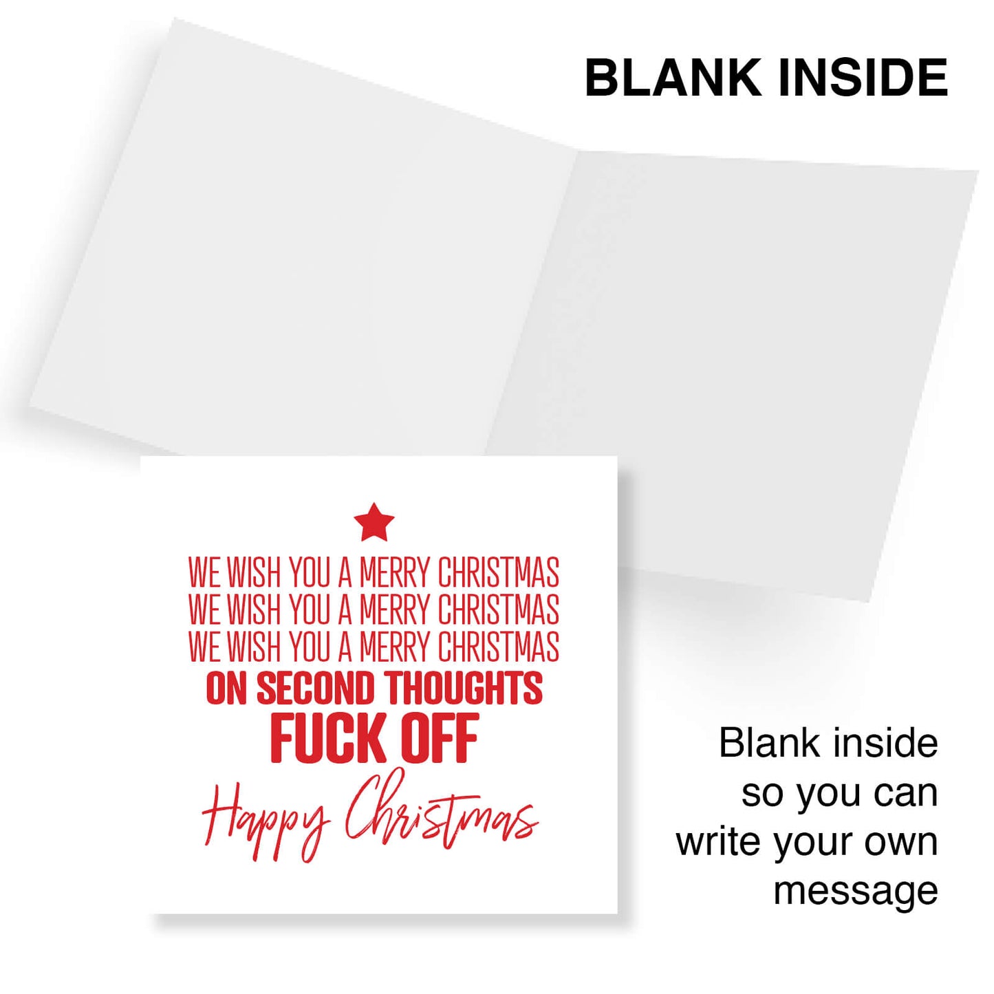 We Wish You a Merry Christmas – On Second Thoughts Fuck Off