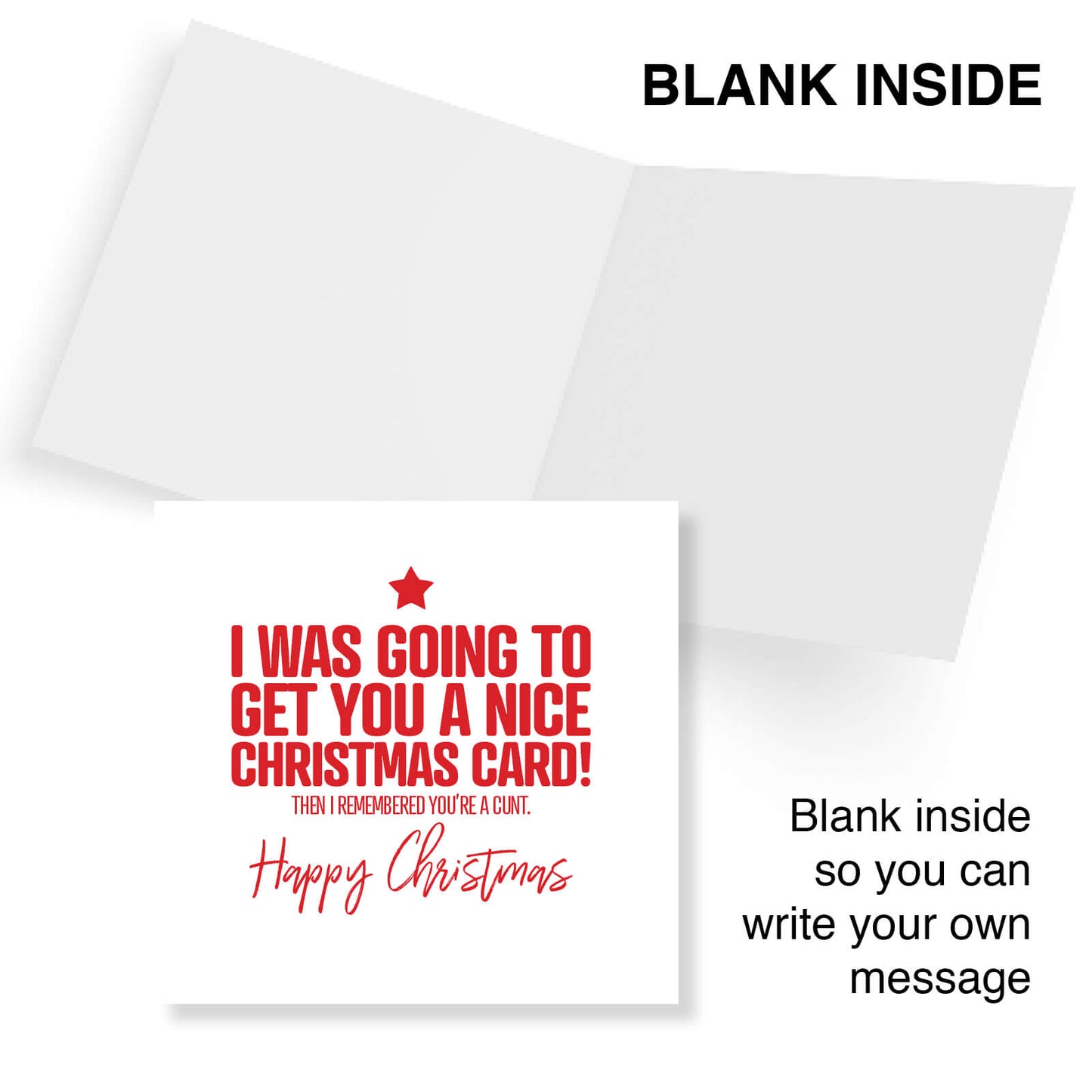 I Was Going to Get You a Nice Card...