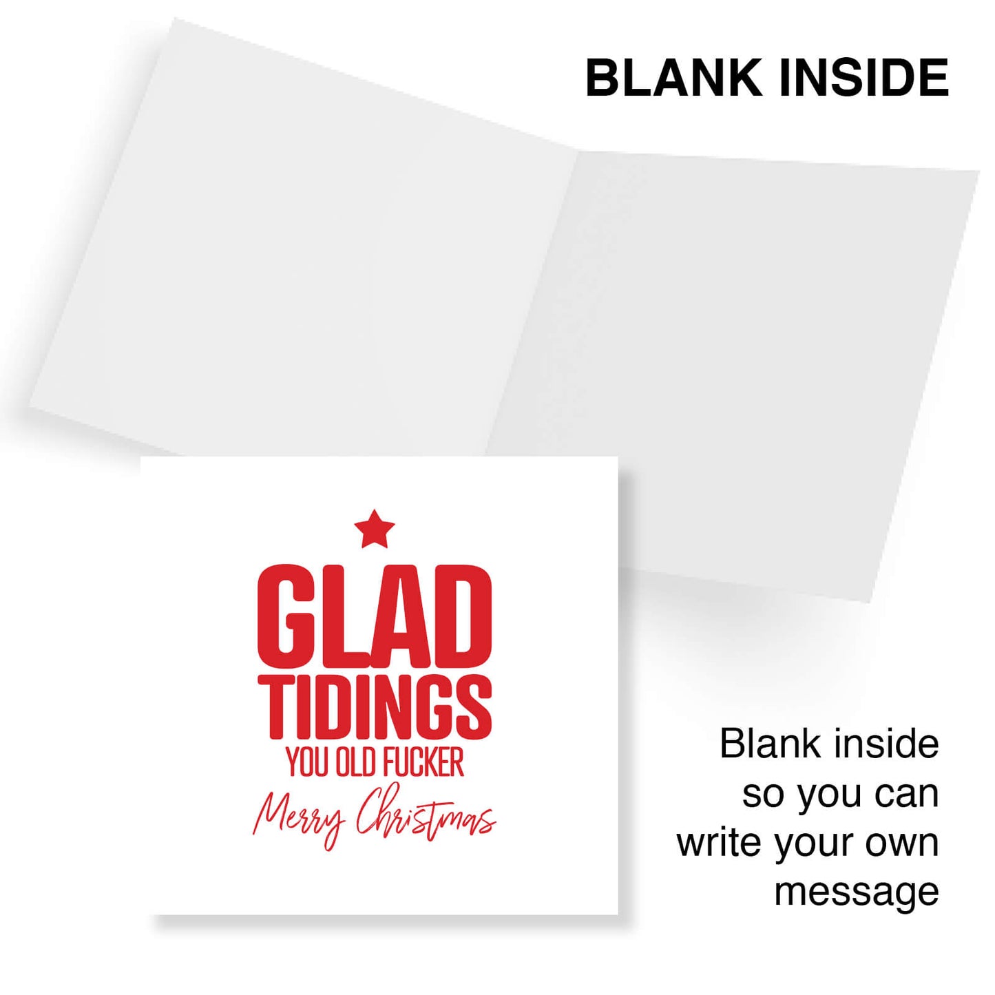 Glad Tidings You Old F*cker – Merry Christmas Card