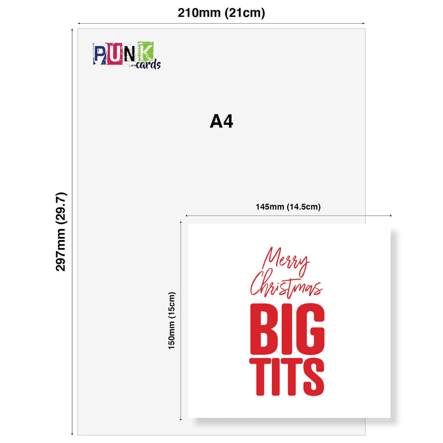 Merry Christmas Big T*ts Card