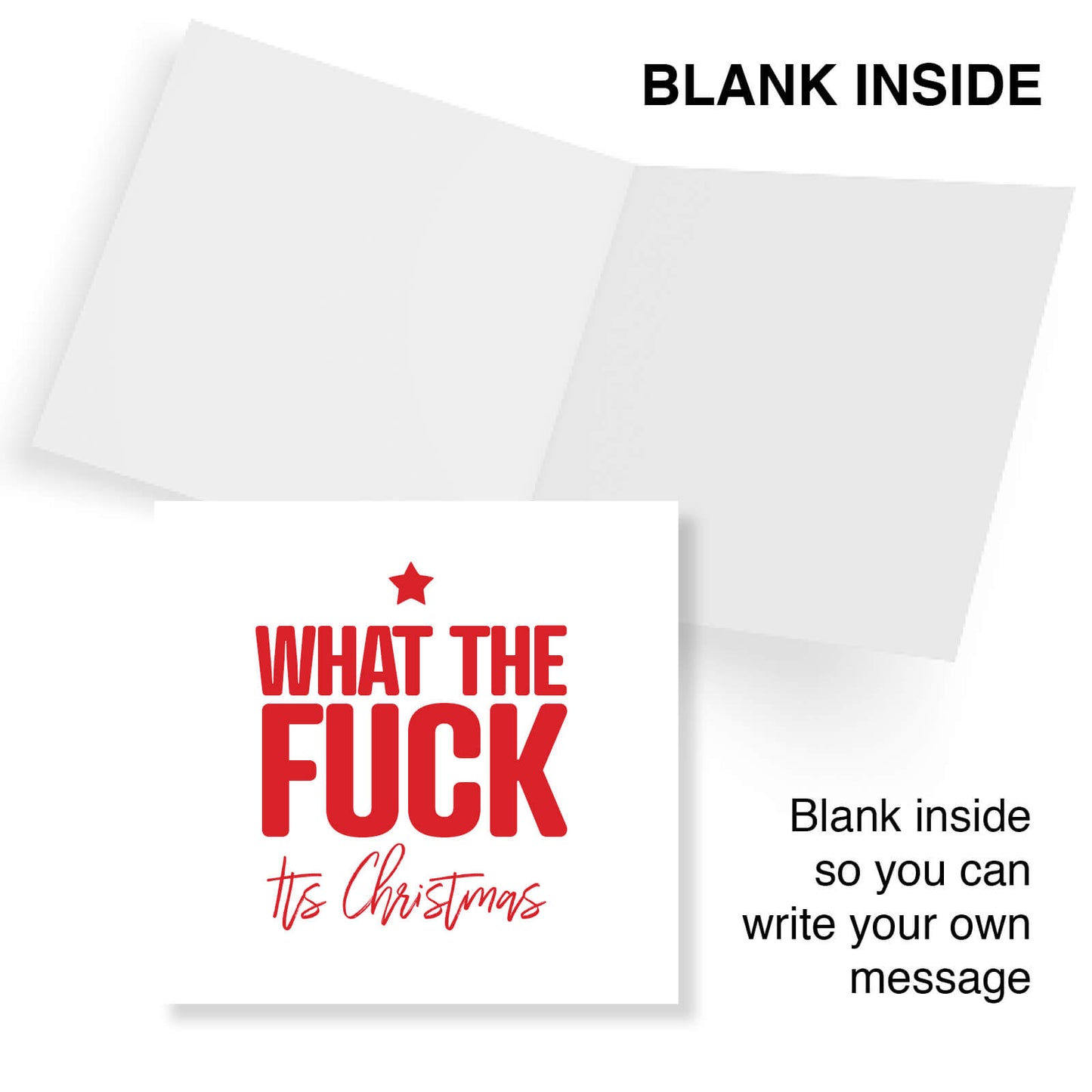 "What the Fuck – It’s Christmas" Card