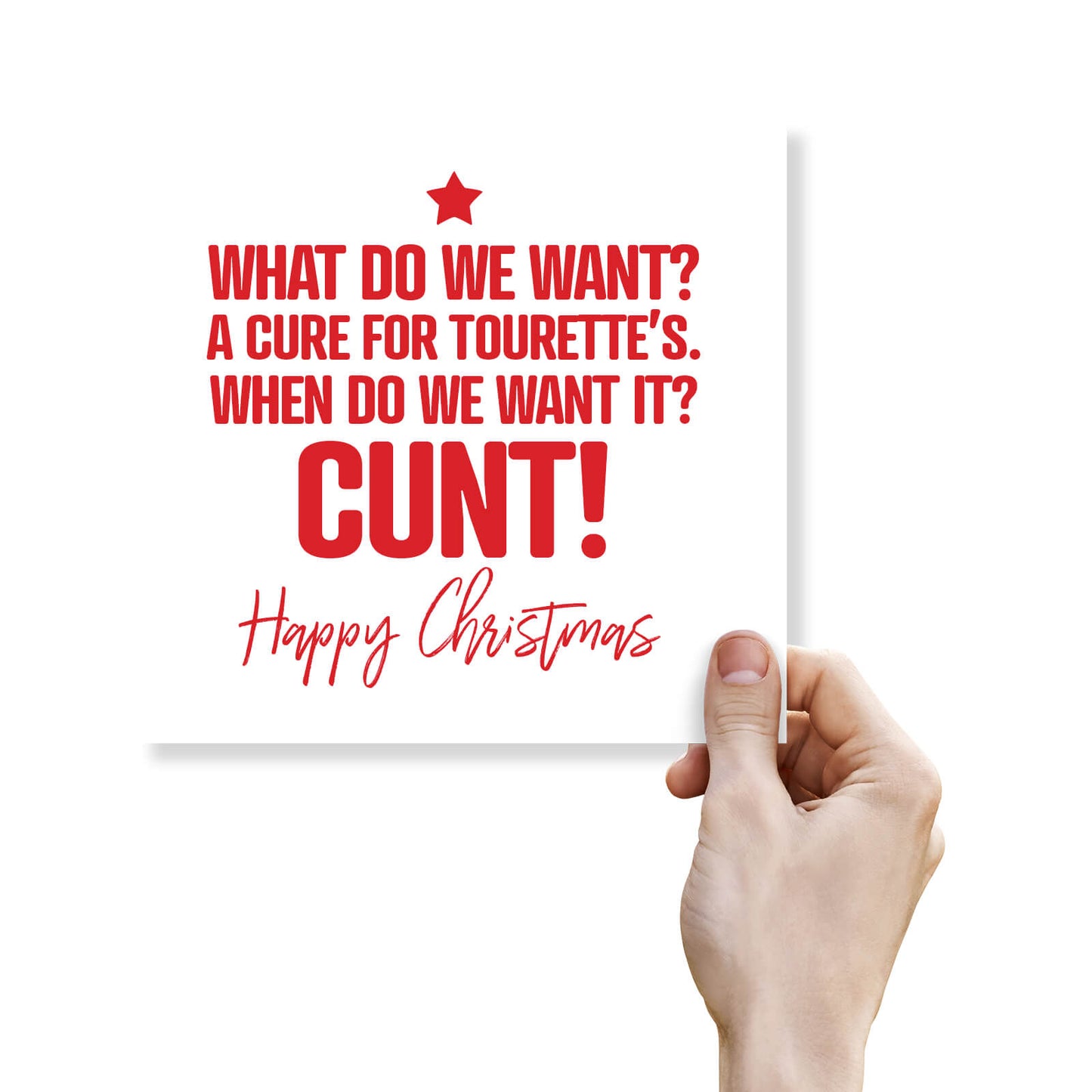 "Cure for Tourette’s" Card