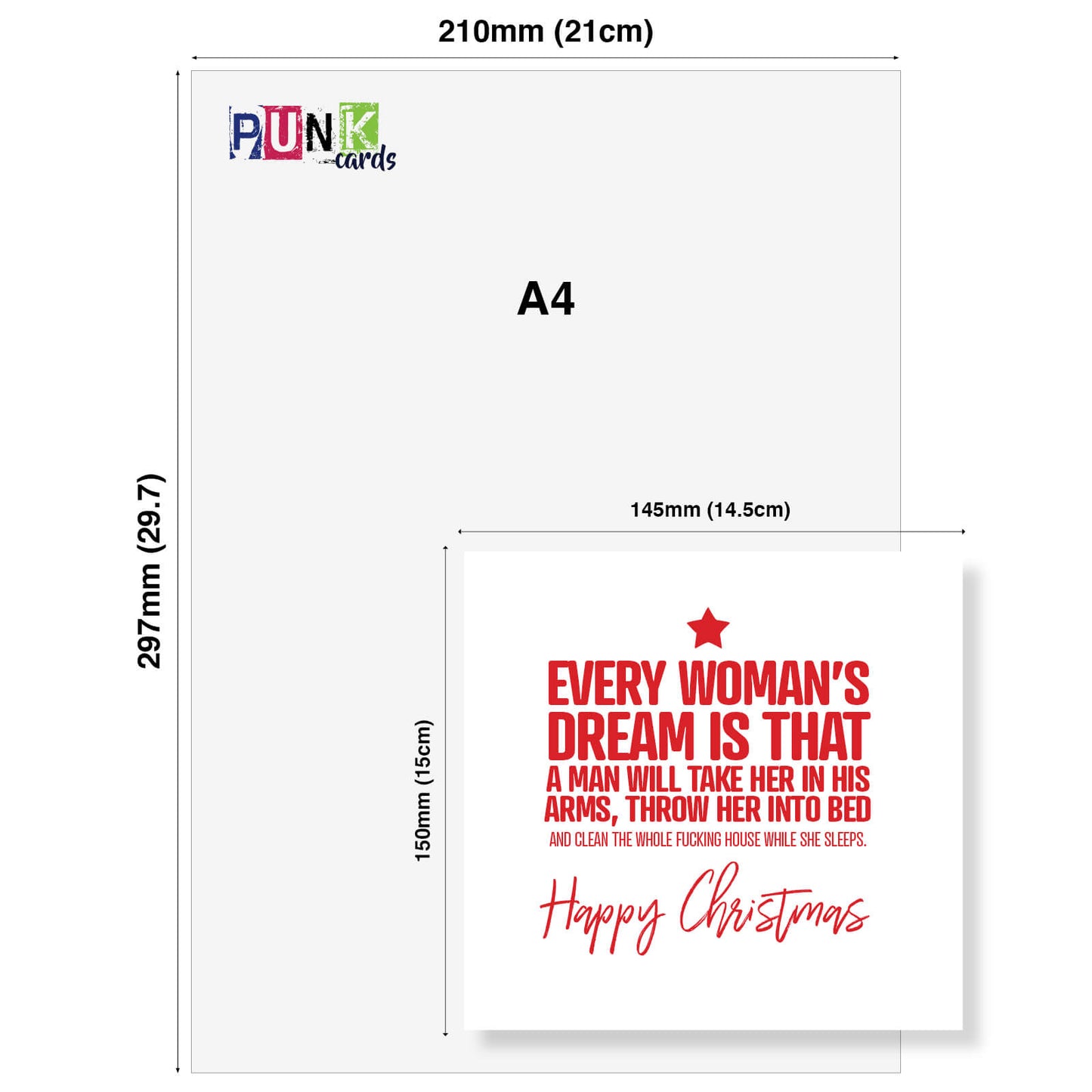 Every Woman’s Dream Christmas Card