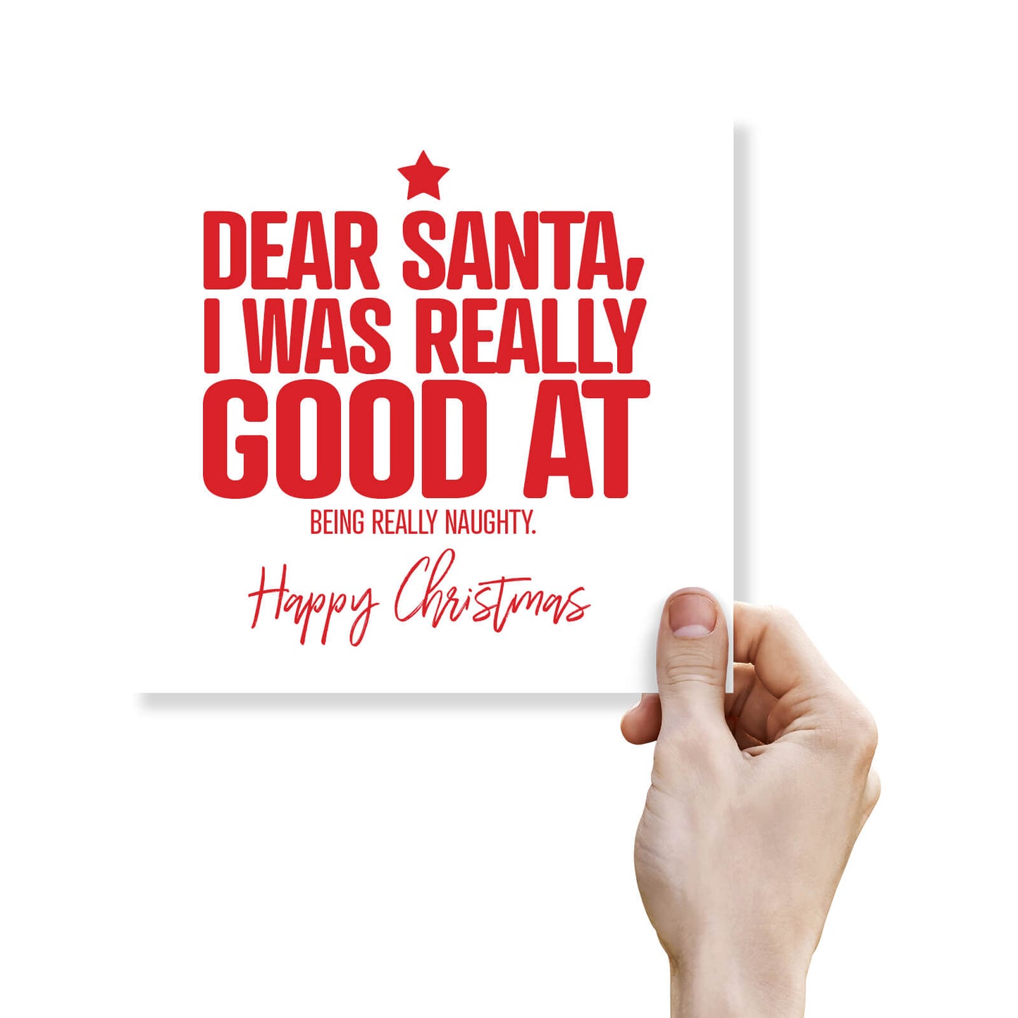Dear Santa, I Was Really Good At Being Naughty