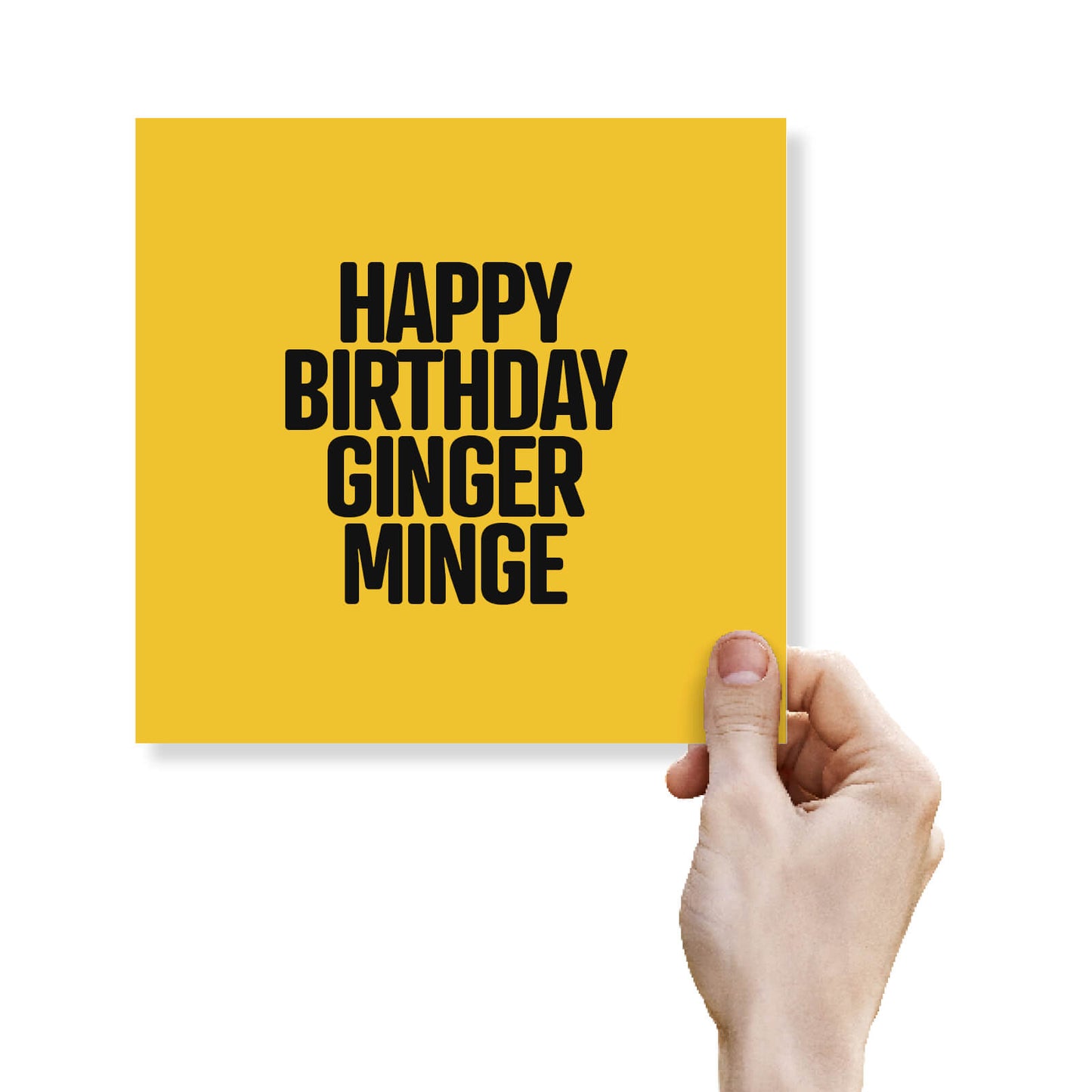 Happy Birthday Ginger Minge