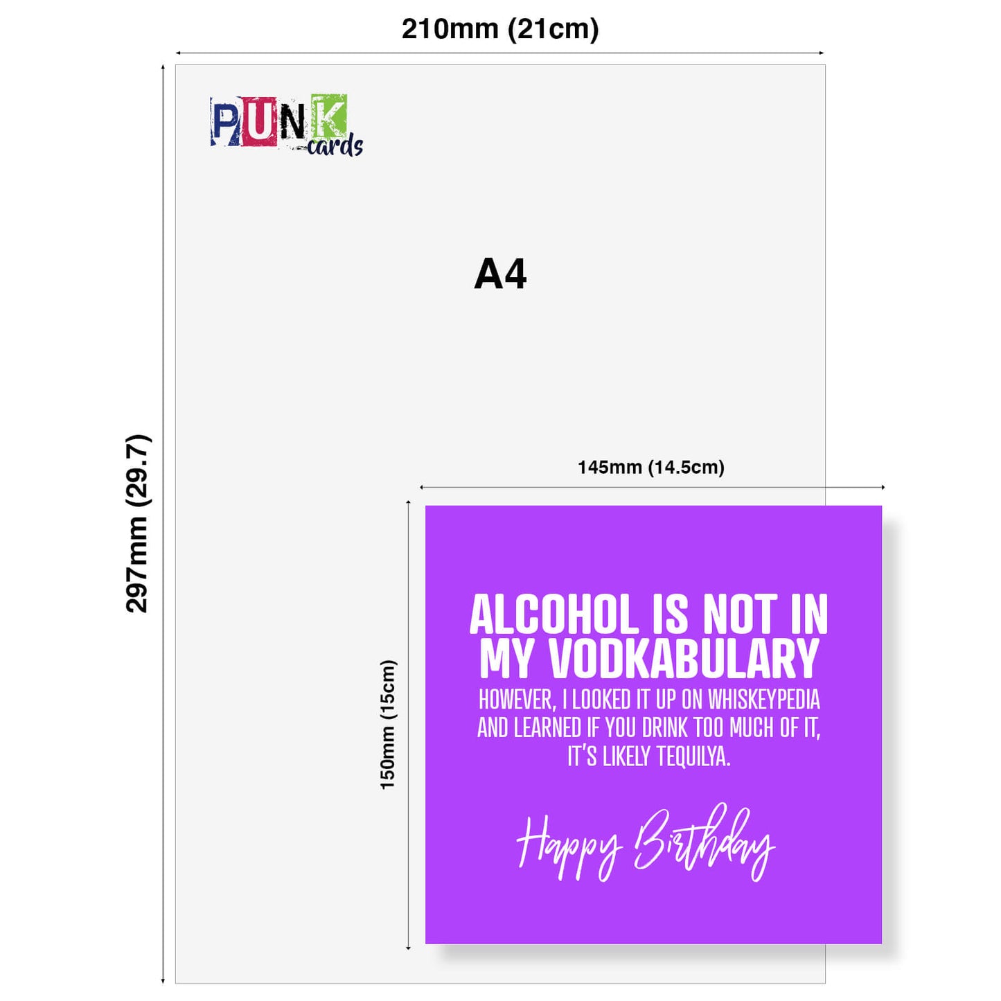 Alcohol Is Not In My Vodkabulary