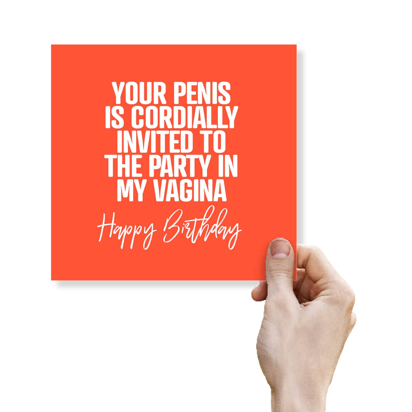 Your Penis Is Cordially Invited To The Party In My Vagina
