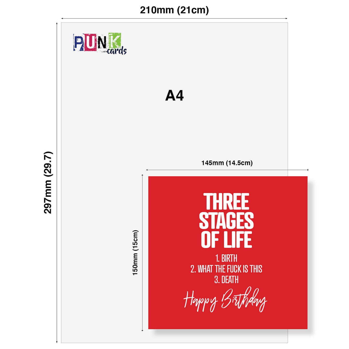 Three Stages Of Life 1. Birth 2. What The Fuck Is This 3. Death Happy Birthday