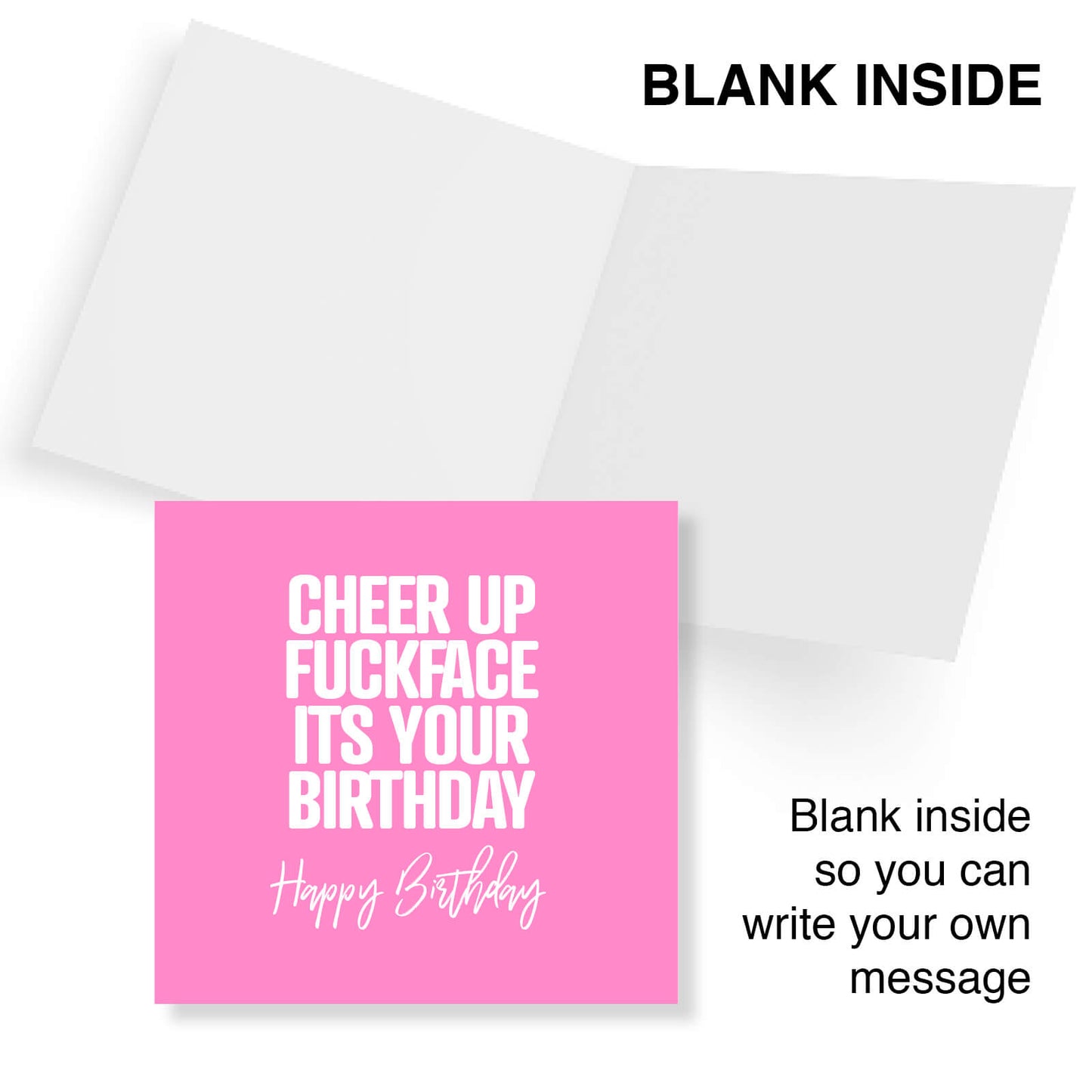 Cheer Up Fuckface Its Your Birthday Happy Birthday