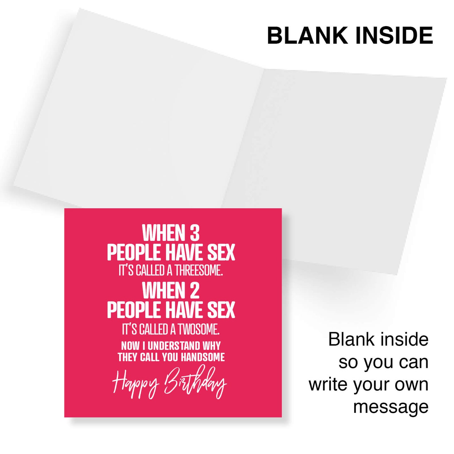 When 3 People Have Sex It’s Called A Threesome.