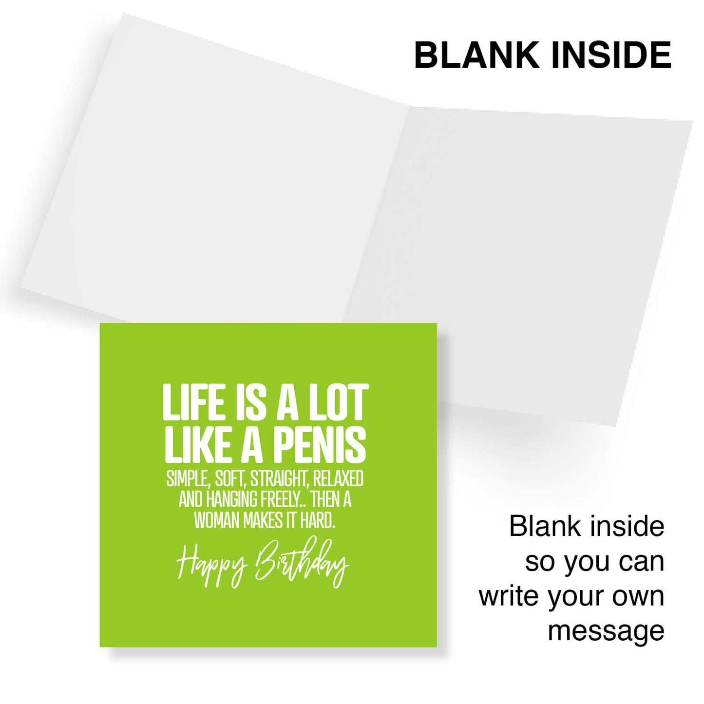 Life Is A Lot Like A Penis Simple Soft Straight Relaxed And Hanging Freely.