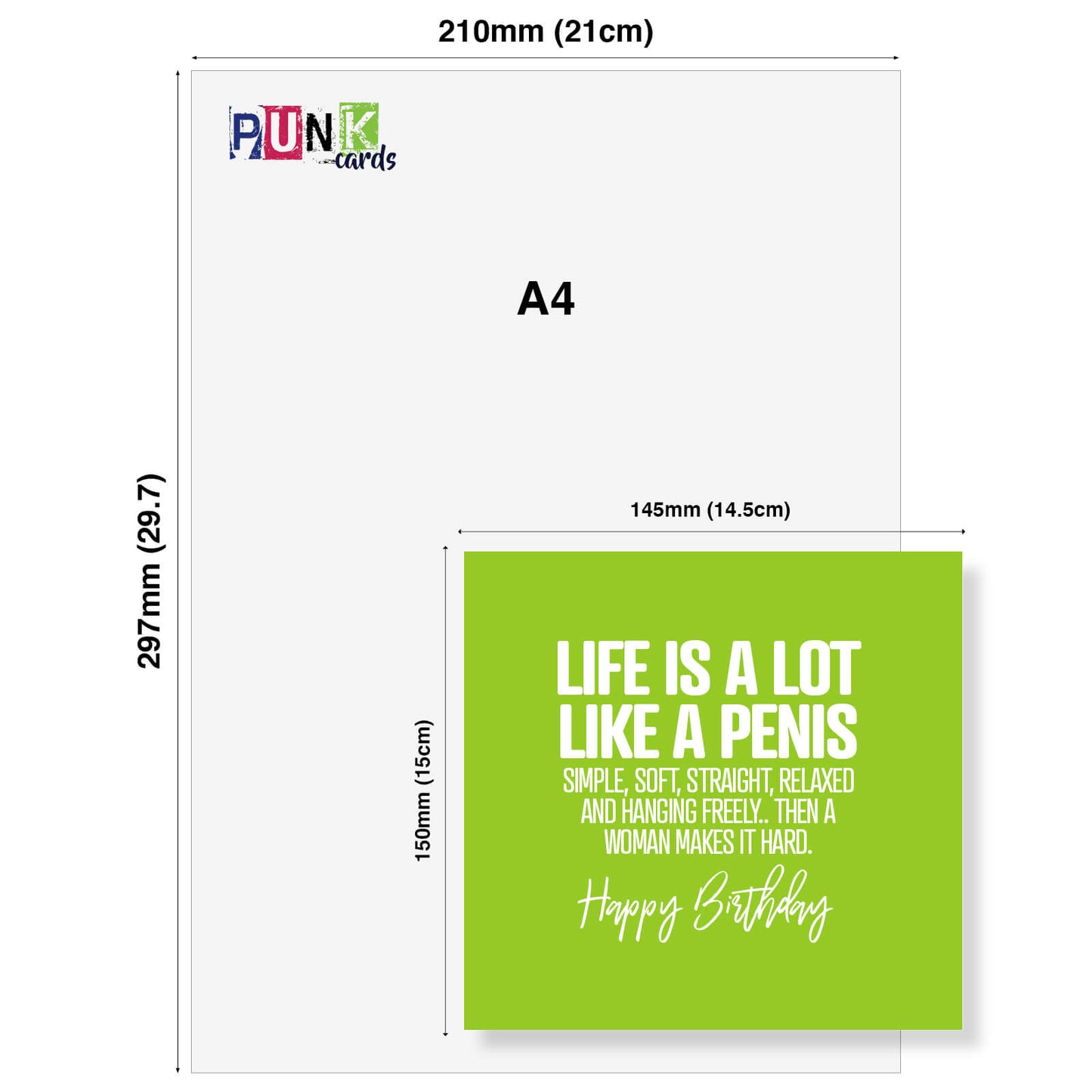 Life Is A Lot Like A Penis Simple Soft Straight Relaxed And Hanging Freely.