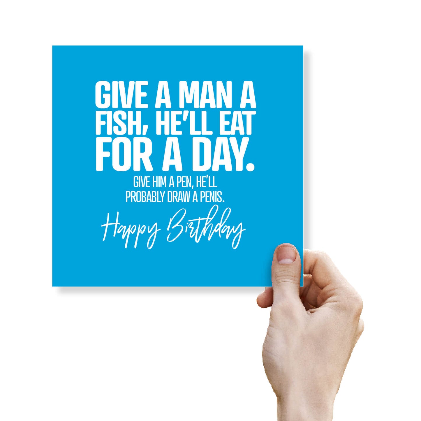 Give a Man a Fish, He’ll eat For A Day. Give Him A Pen