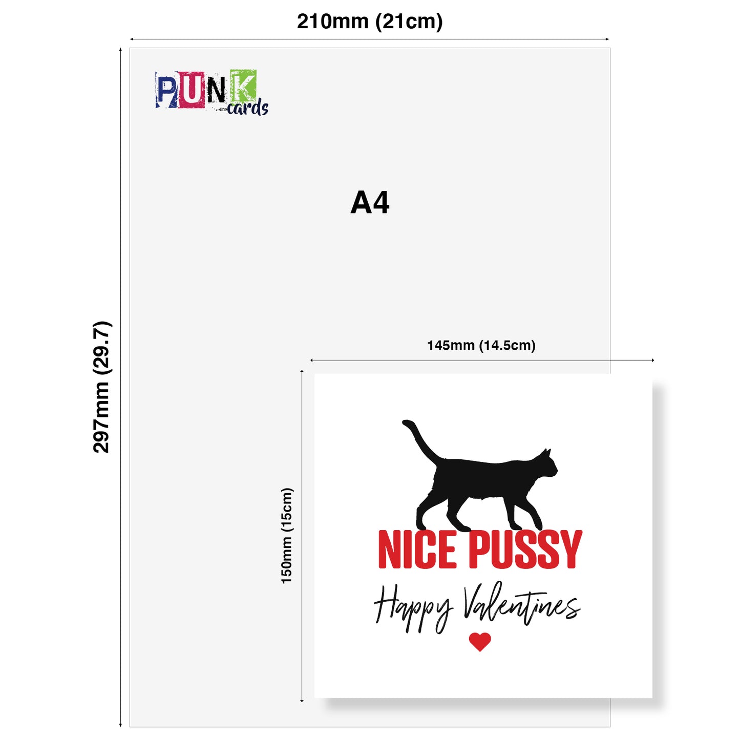 "Nice Pussy" Valentine's Day Card