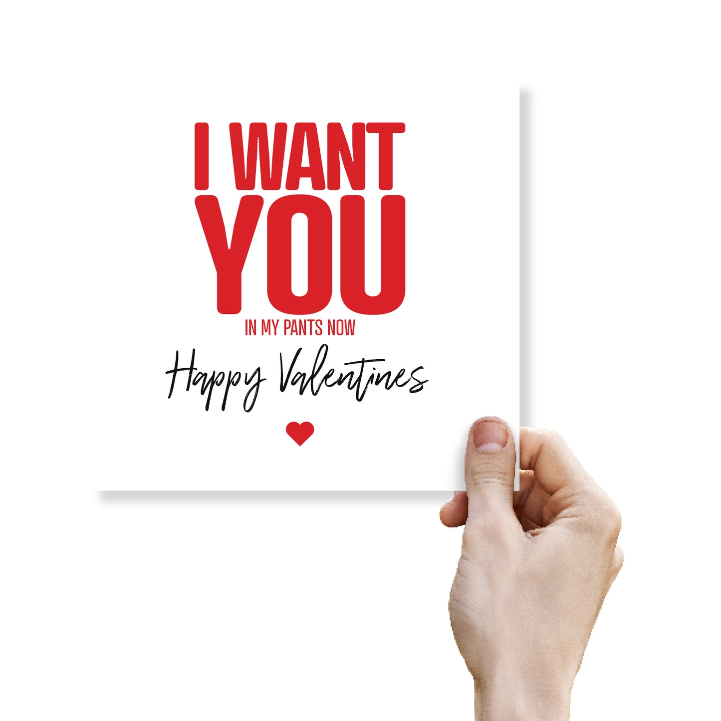 "I Want You In My Pants Now" Valentine's Day Card