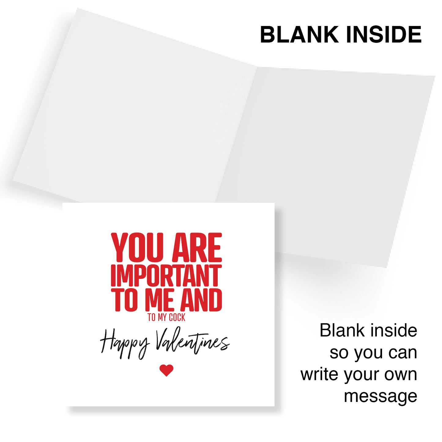 You Are Important To Me And To My Cock