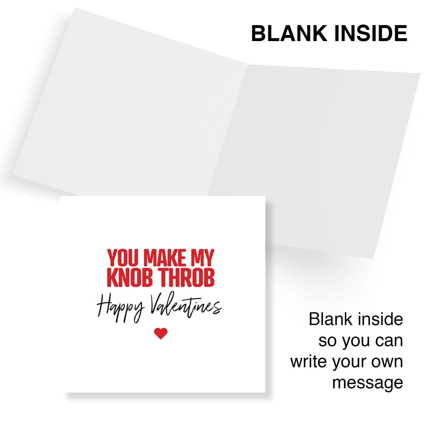 "You Make My Knob Throb" Card
