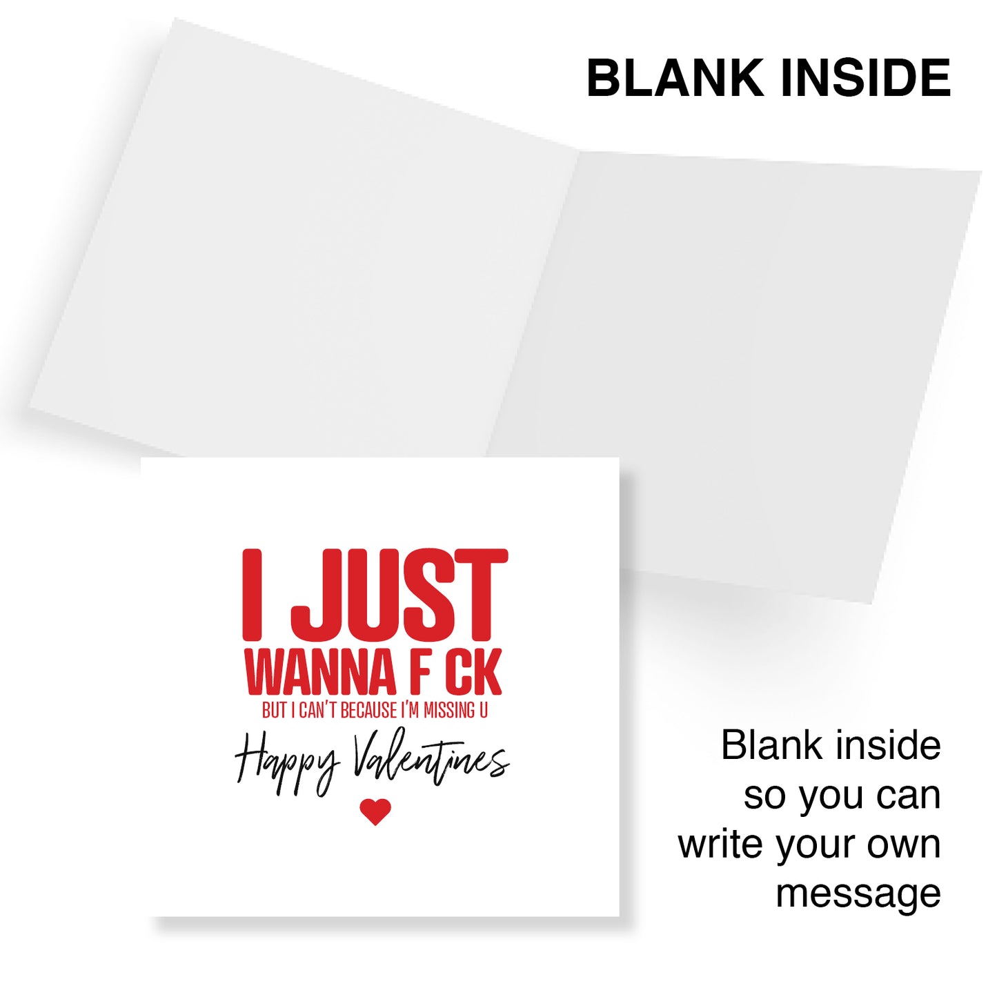 "I Just Wanna F*ck (But I Can't Because I'm Missing You)" Card
