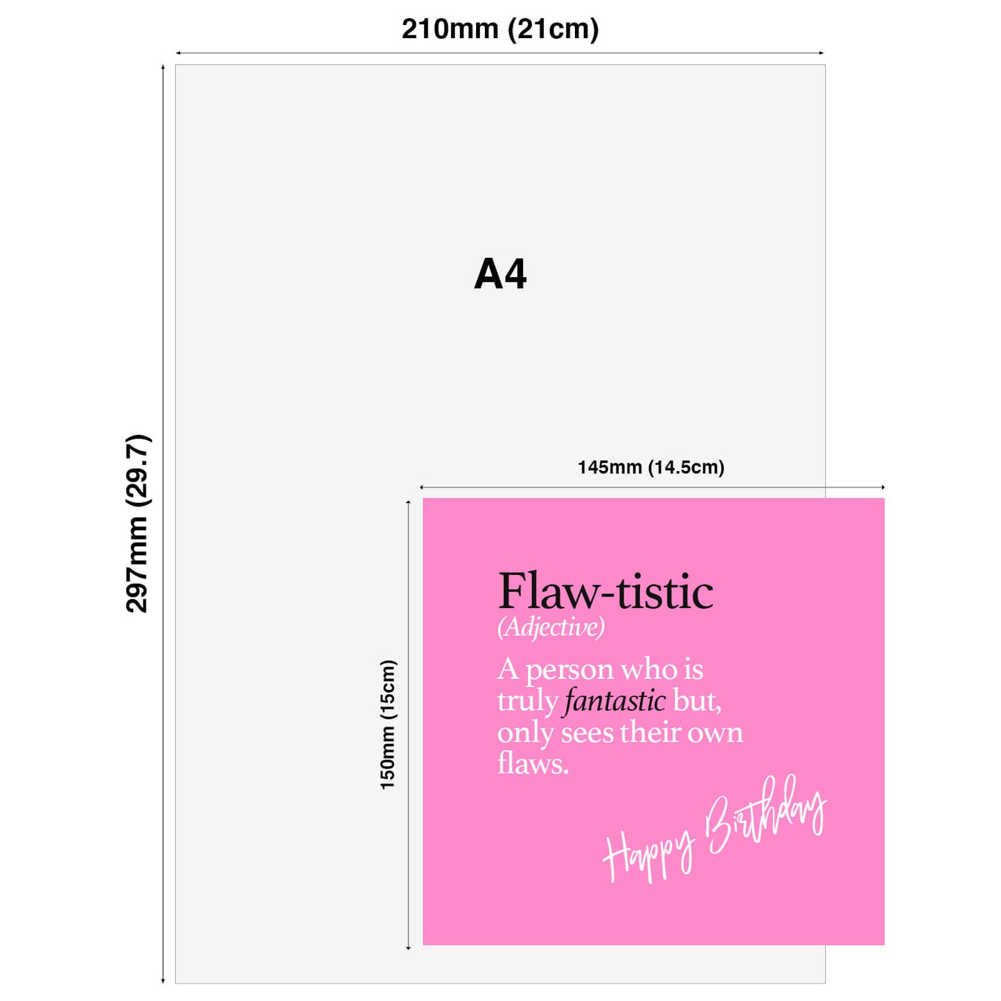 Flaw-tistic (Adjective) A person who is truly fantastic but, only sees their own flaws.