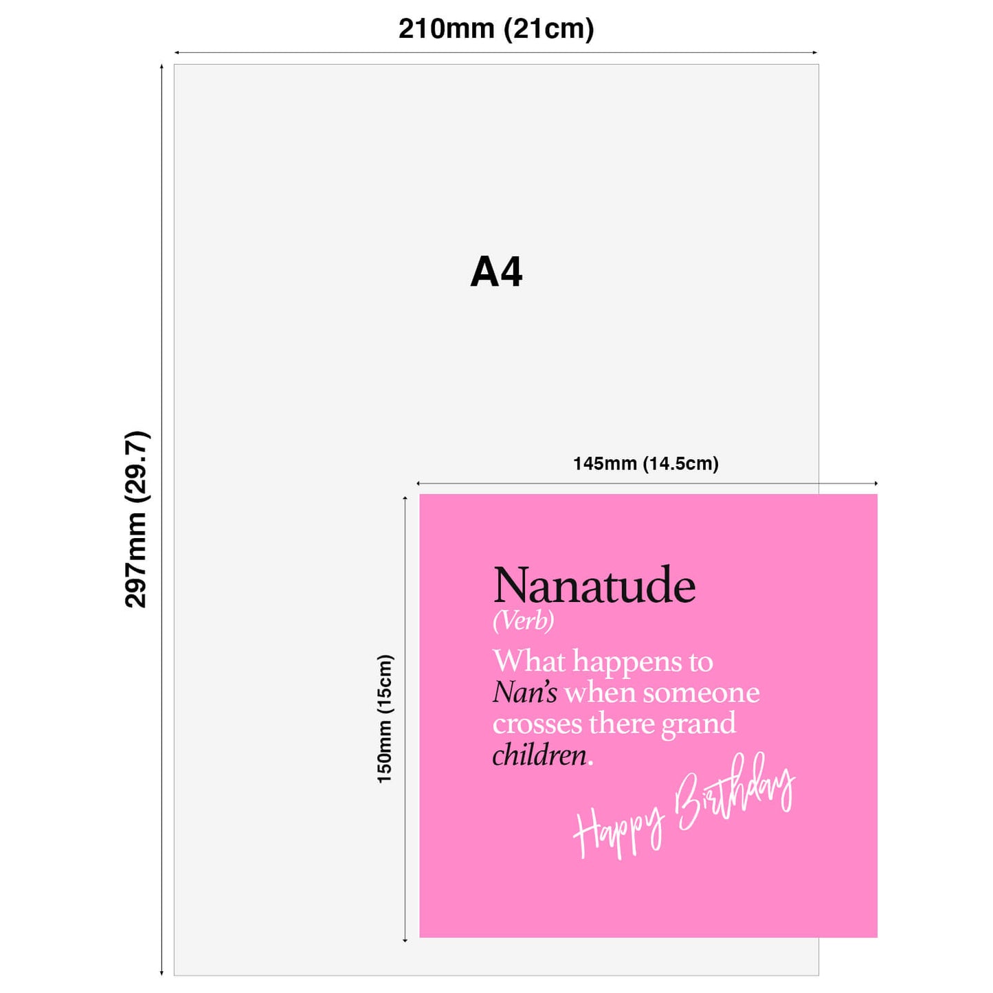 Nanatude (Verb) What happens to Nan’s when someone crosses there grand children.