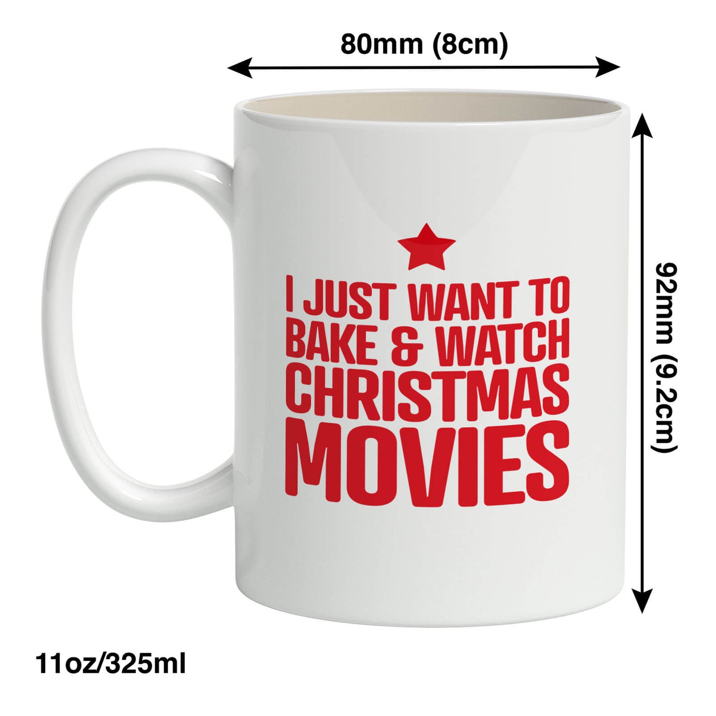 Bake & Watch Christmas Movies Mug