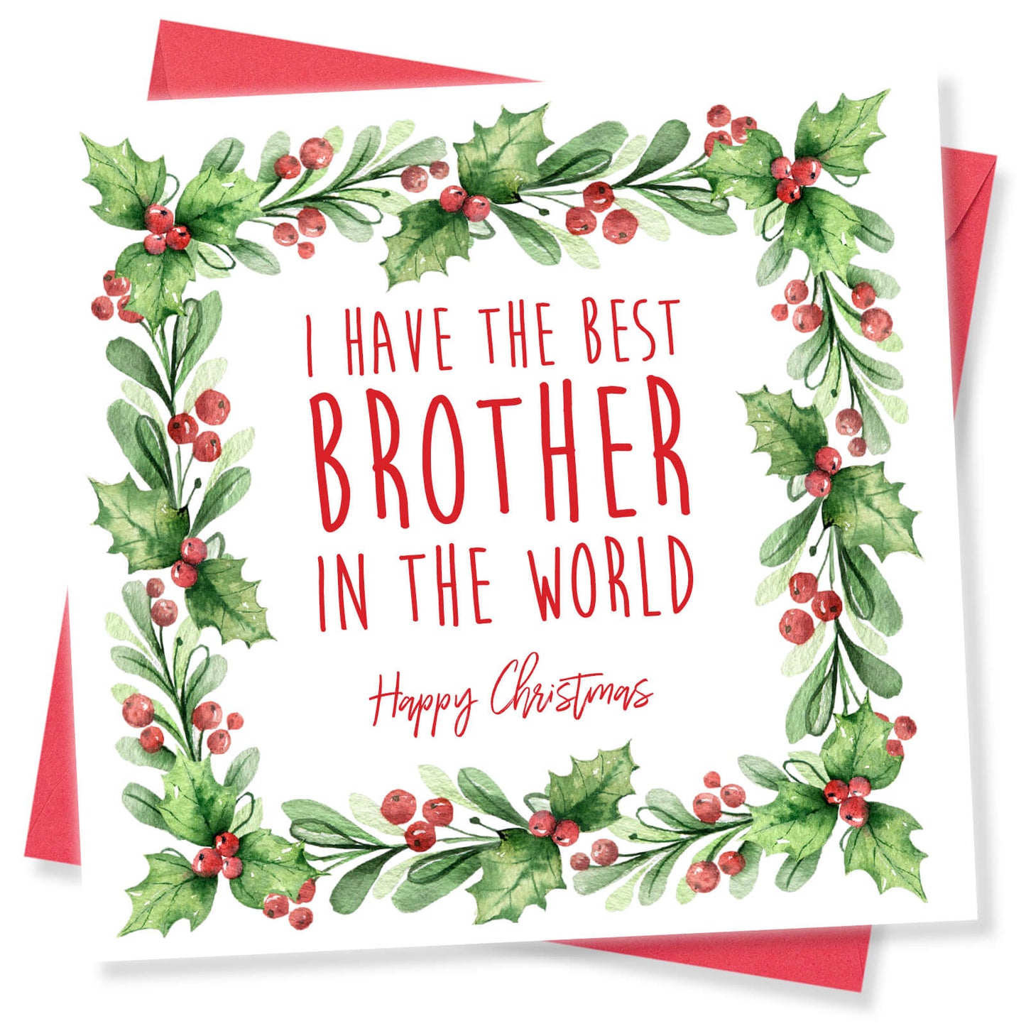 I Have the Best Brother in the World, Christmas Card